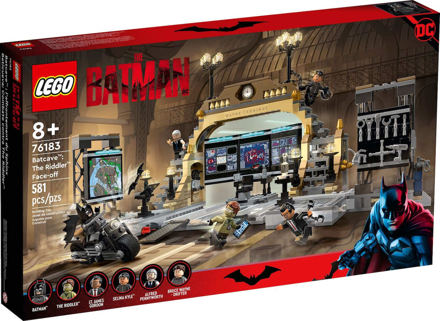 Wallpaper #B6WGN5MBVBiSkHCa7own145 Brickfinder Lego the Batman Batcave the Riddler Face Off 76183 01