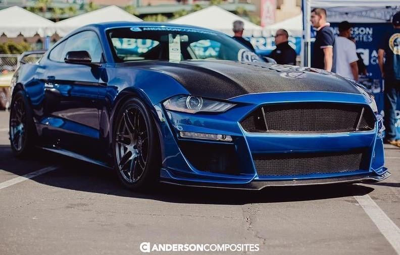 Wallpaper #_bhL25IBJvJKYCmEP_UA63 Anderson Composites 2018 2021 Ford Mustang Type St Gt500 Style