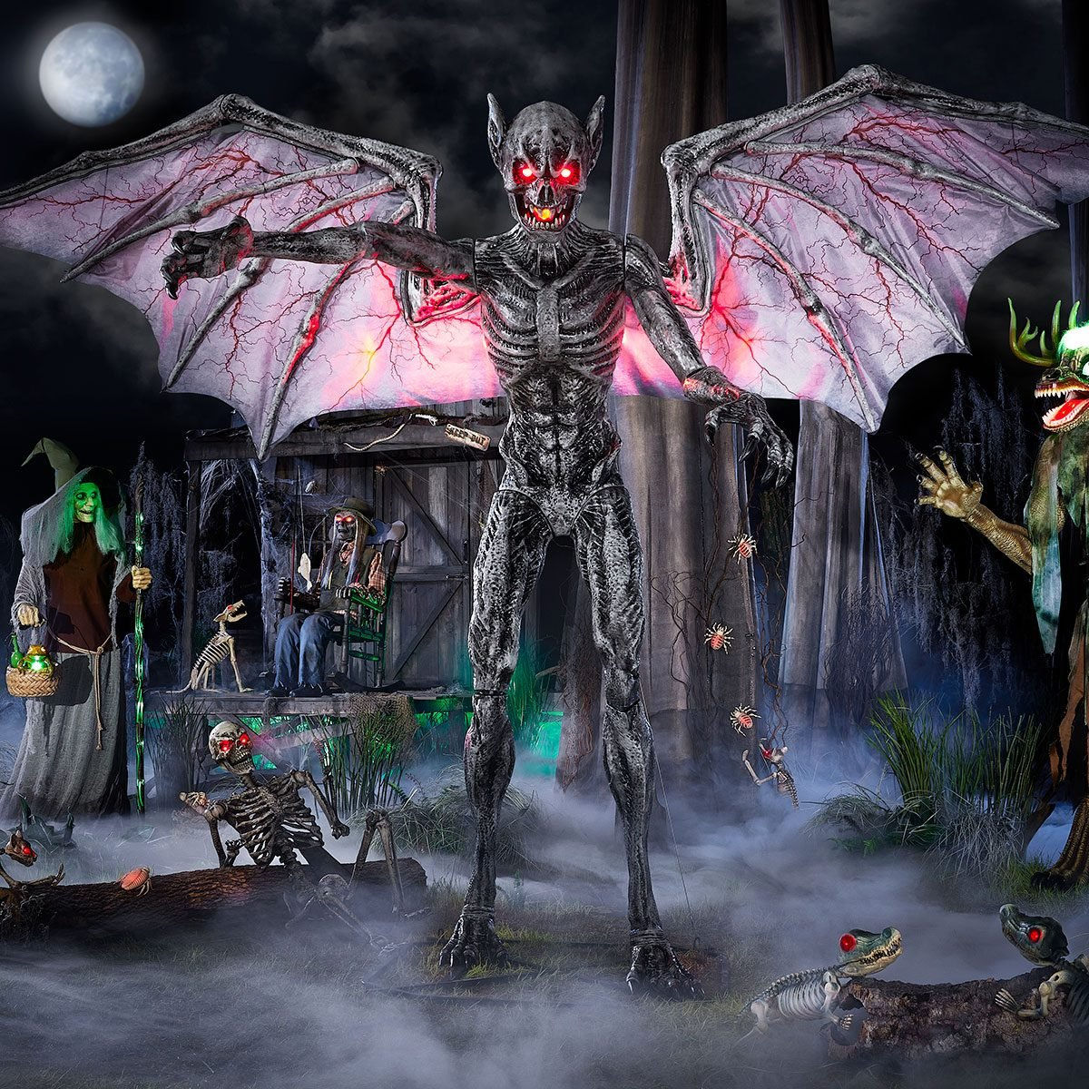 Wallpaper #dfTIOpMBKFX8bn3roXlL286 The Home Depot is Selling a Predator of the Night Halloween Decoration
