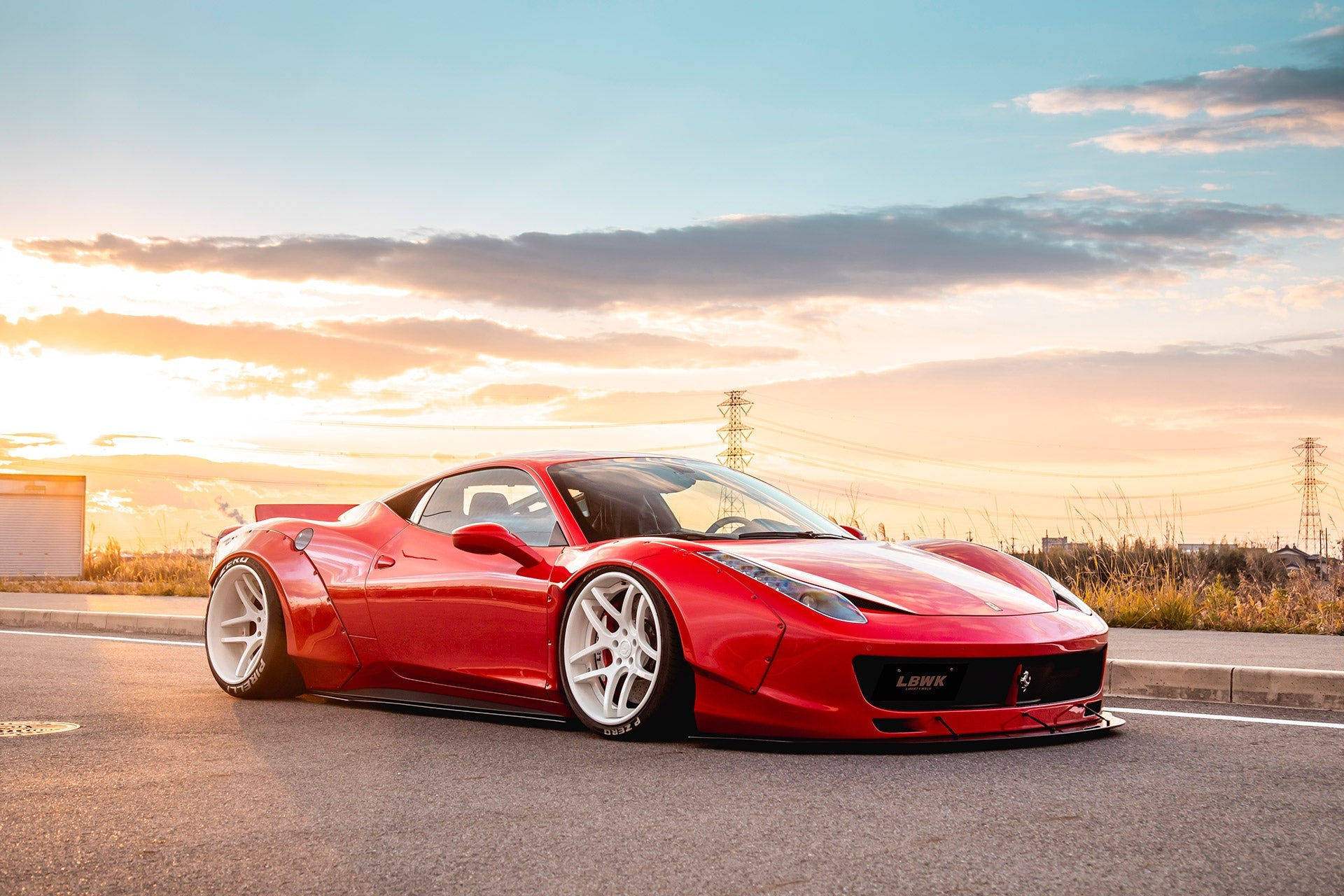 Wallpaper #qb2Do5cBxtB1RJ-K8Lid185 Lb Works 458 Full Bumper Complete Body Kitfrp Lb05 02 Libertywalkeu