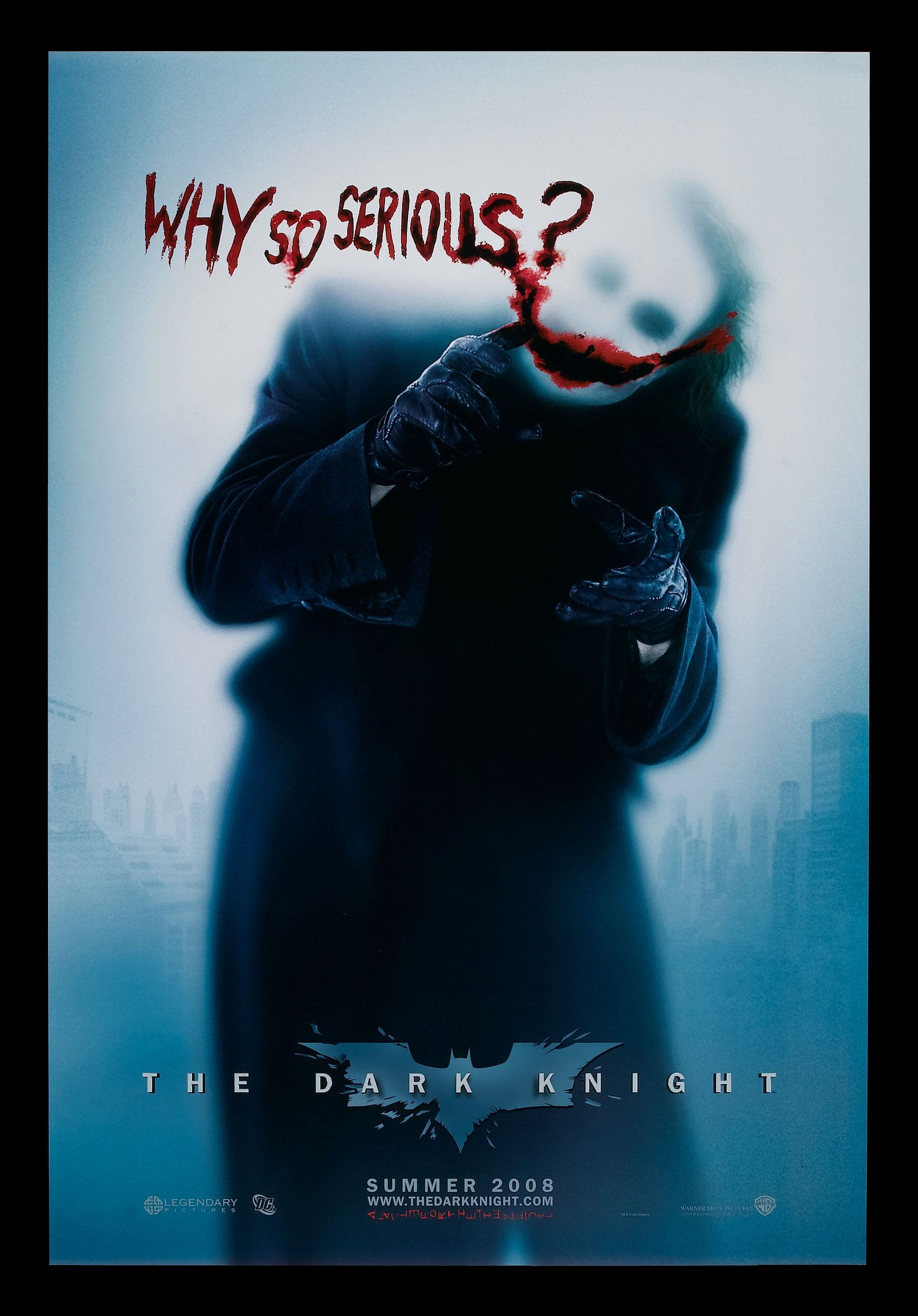 Wallpaper #qxmiLo8BtGB6xQ78qJUj44 Dark Knight Cinemasterpieces Original Movie Poster Batman Why So