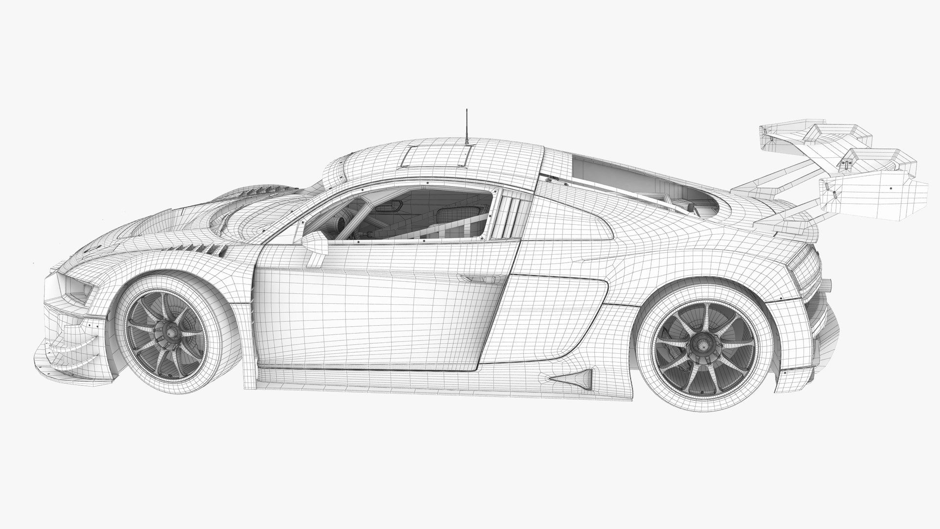 Wallpaper #yGiiGJMBSpphPi3-zxN_412 3D Audi R8 Gt3 Evo Ii Template Model Turbosquid 2134493