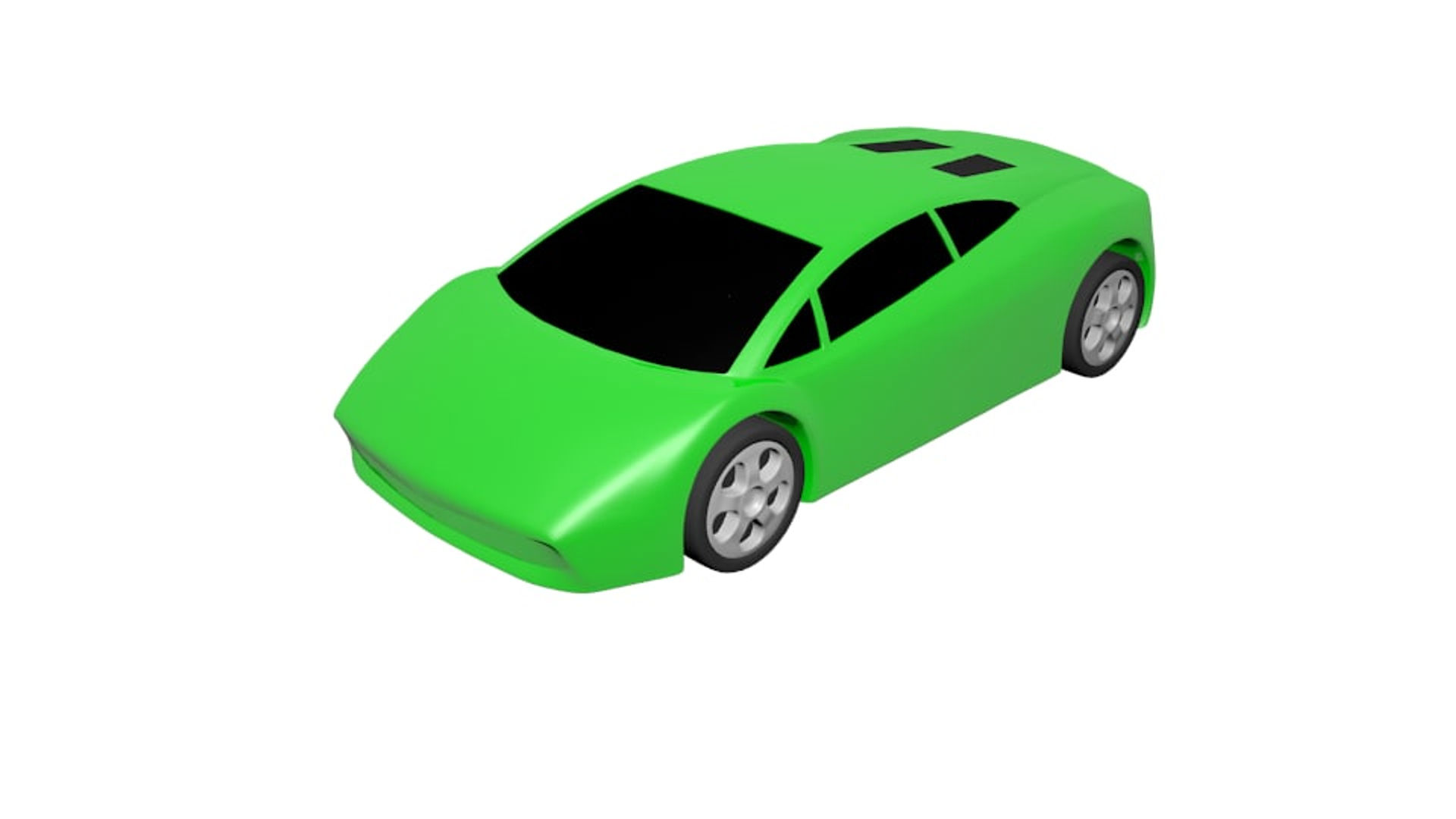 Wallpaper #9hrATpMB1yWOL4qgr322289 Simplified Sports Car 3D Model