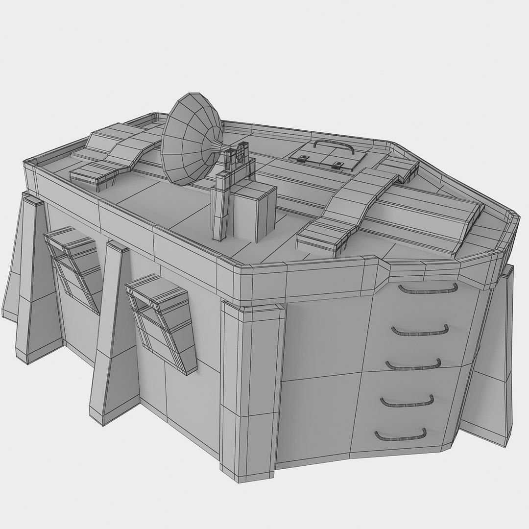 Wallpaper #F2gVHZMBSpphPi3-LCUb201 3D Model of Sci Fi Bunker