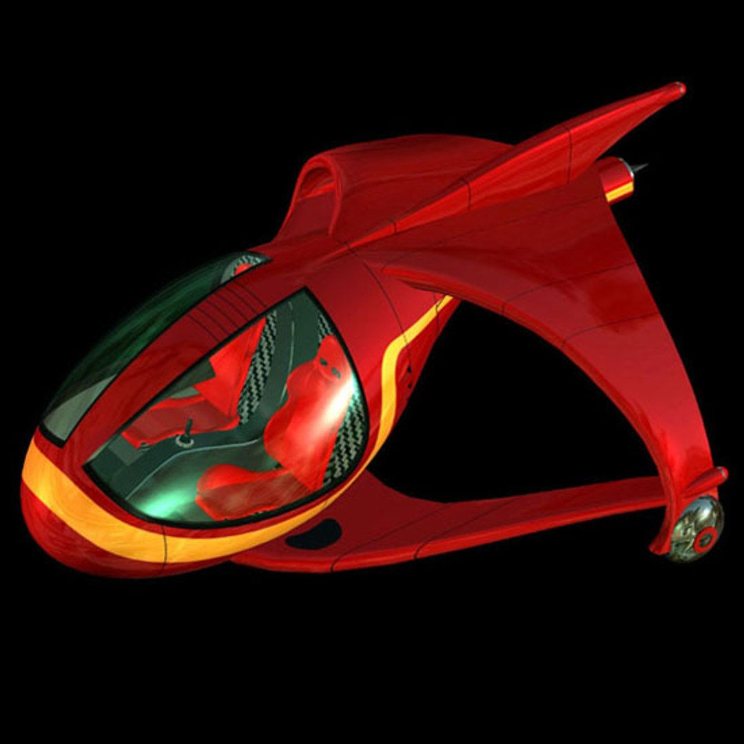 Wallpaper #3XKOMpMBX2lk1u3oCFoV27 Futuristic Hover Car 3D Model