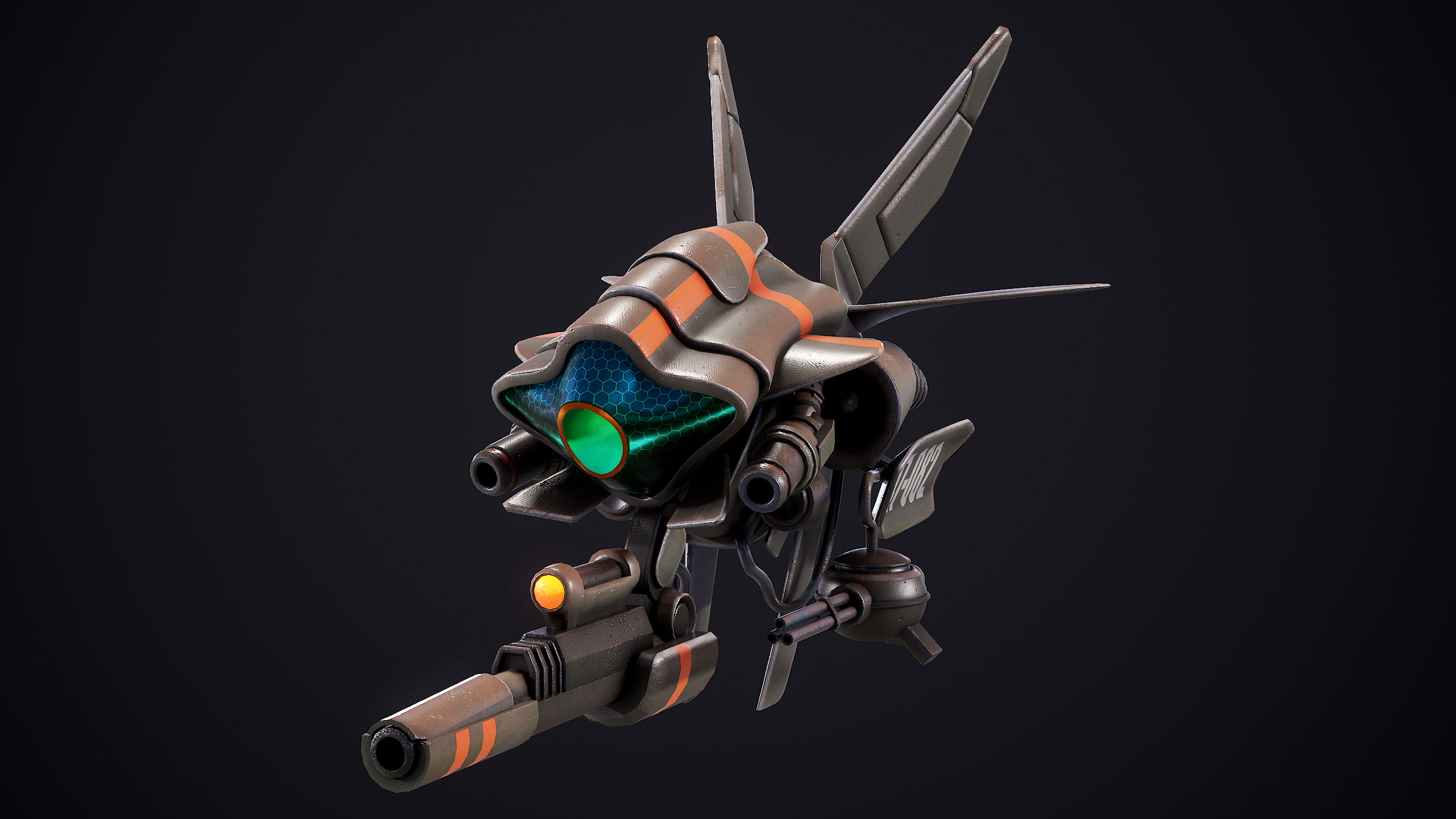 Wallpaper #eb723 Concept Sci Fi Drone Obj