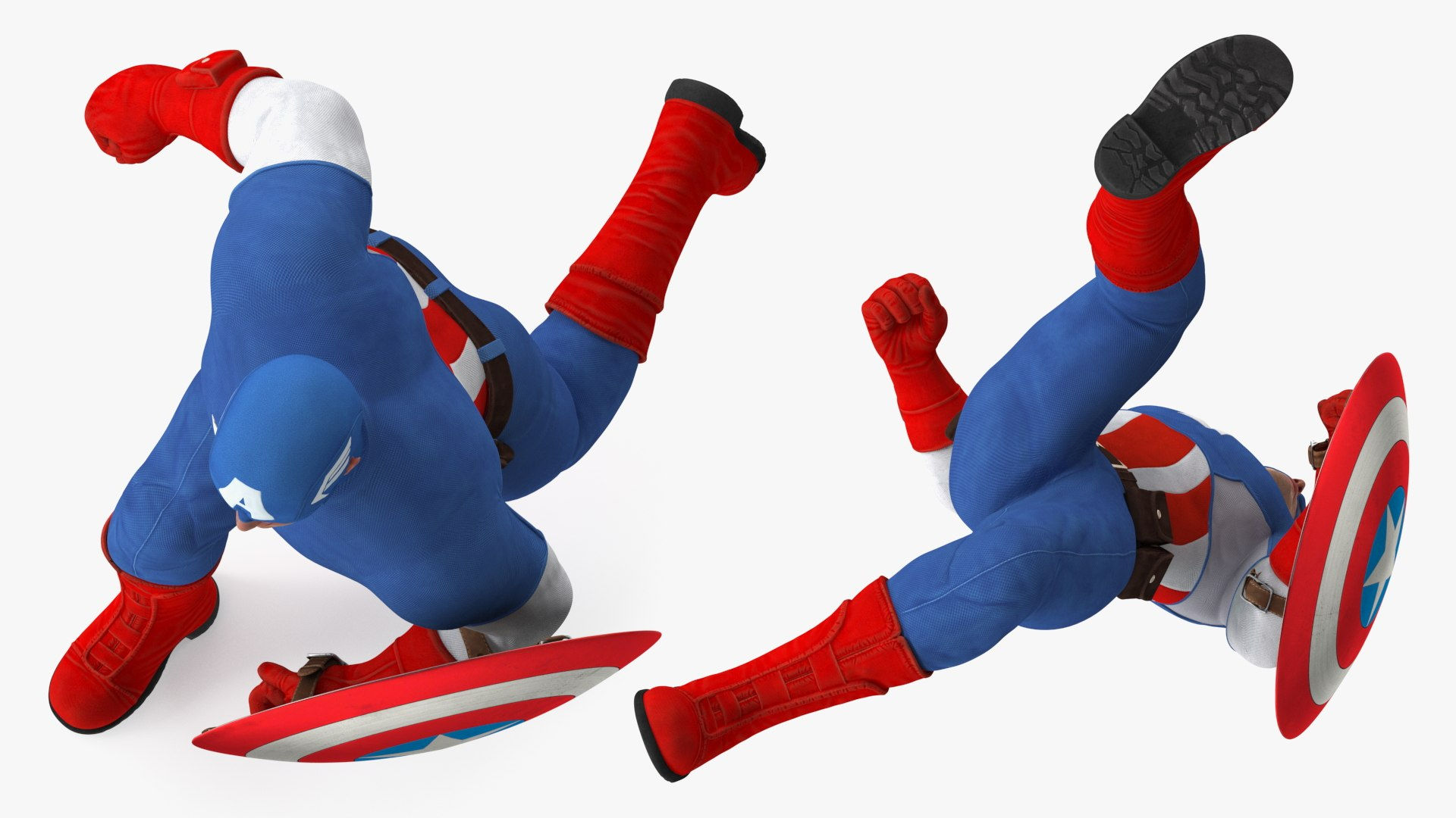 Wallpaper #K6WVOJMBVBiSkHCaqY6z321 Comics Character Captain America Running Pose 3D Model Turbosquid 2054853