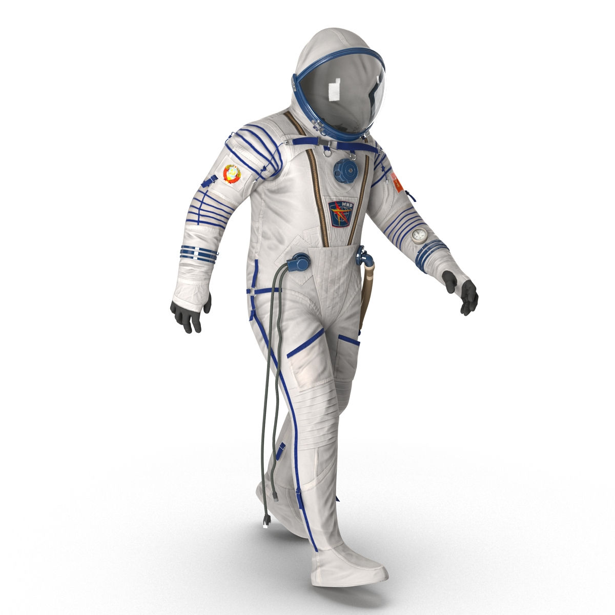 Wallpaper #Bh24K5MBlOZrFDOkqcgC34 3D Russian Space Suit Sokol Model