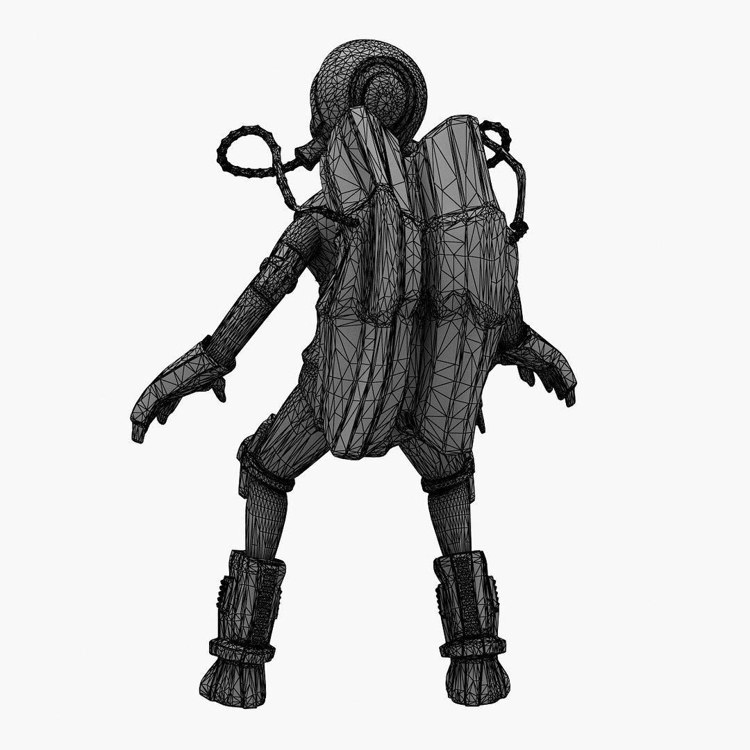 Wallpaper #K2dt95IBSpphPi3-a4aI165 3D Sci Fi Man Pbr Turbosquid 1633164
