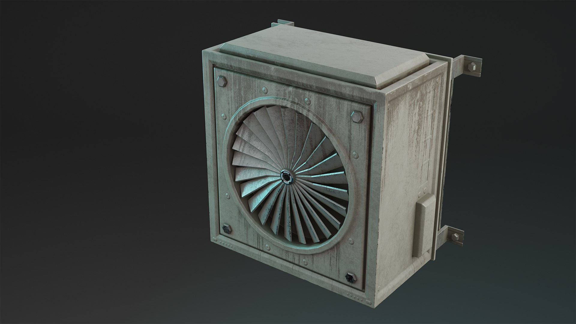 Wallpaper #RFjoM5MBzN9vxX340ToL223 Cyberpunk Ac Unit B 3D Model Turbosquid 2074307