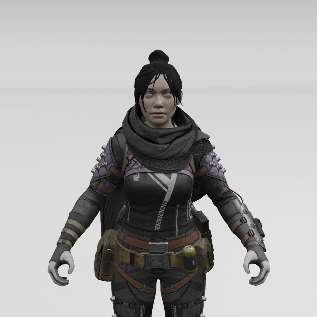 Wallpaper #vbjx1ZIBJvJKYCmEstsp421 Modele 3D De Wraith Apex Legends Gree Turbosquid 2039888
