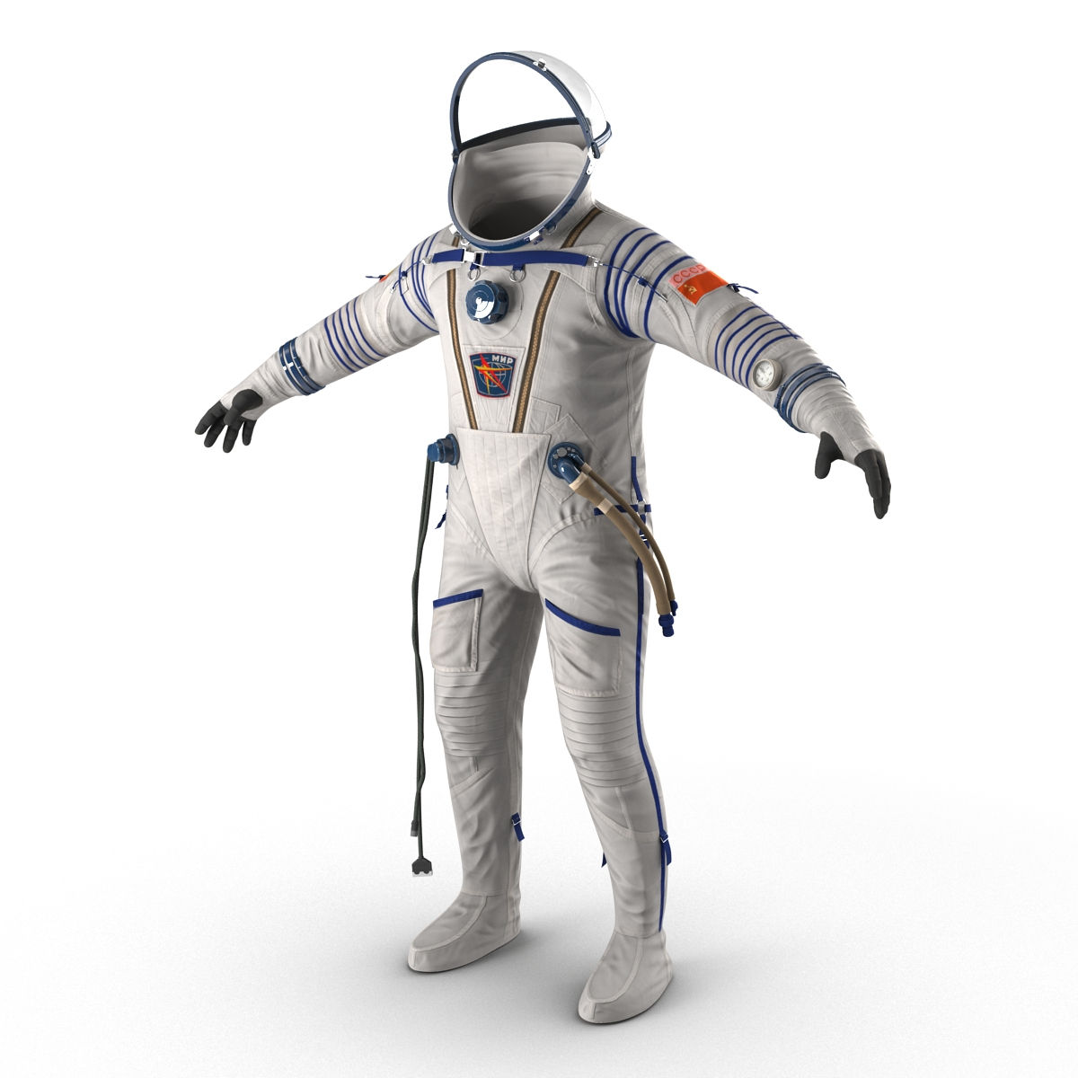 Wallpaper #Bh24K5MBlOZrFDOkqcgC60 3D Russian Space Suit Sokol Model