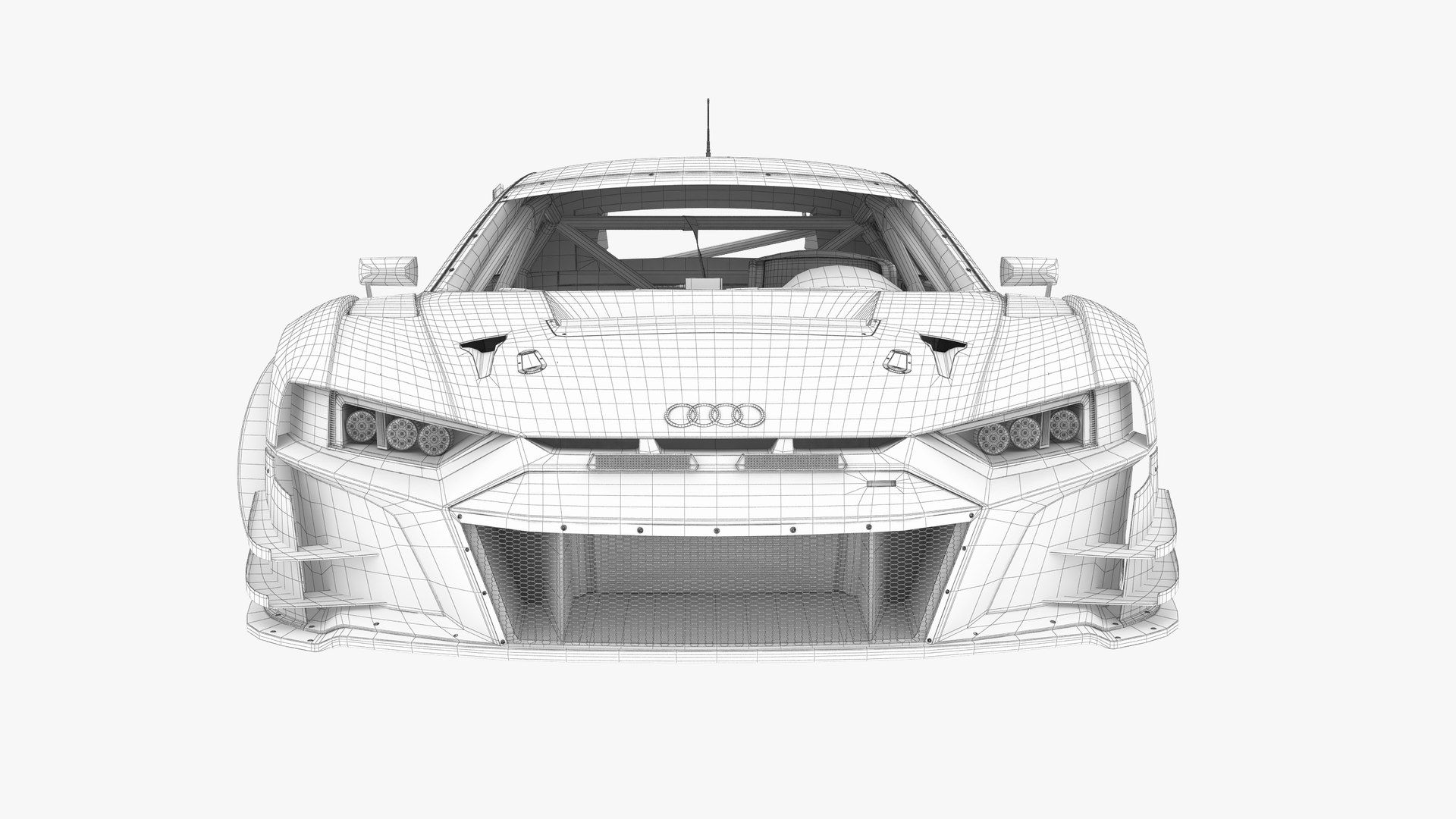 Wallpaper #yGiiGJMBSpphPi3-zxN_405 3D Audi R8 Gt3 Evo Ii Template Model Turbosquid 2134493