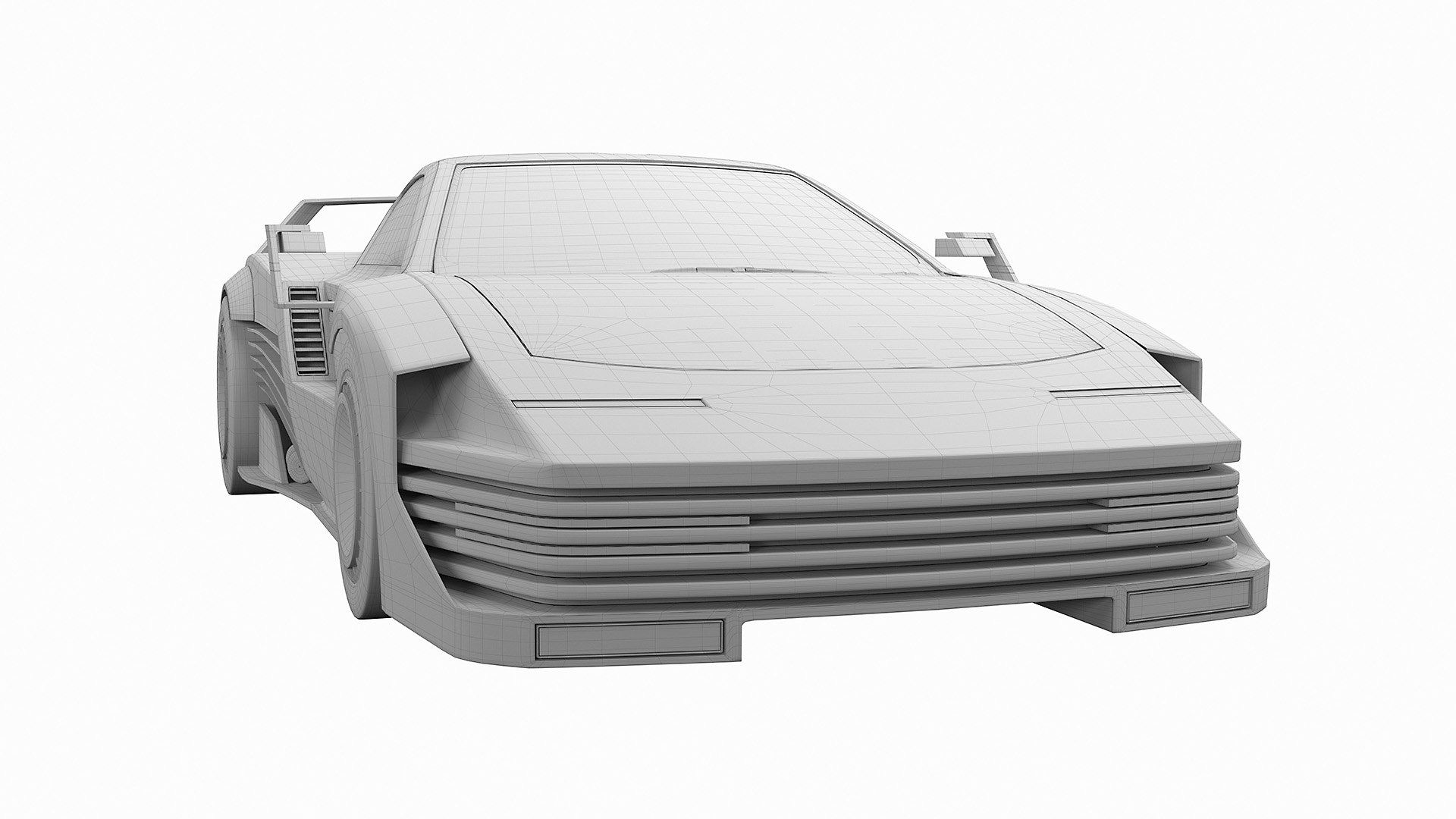 Wallpaper #klb_epcBsd6xcFiEhdxU111 3D Generic Cyberpunk Car Turbosquid 1954584