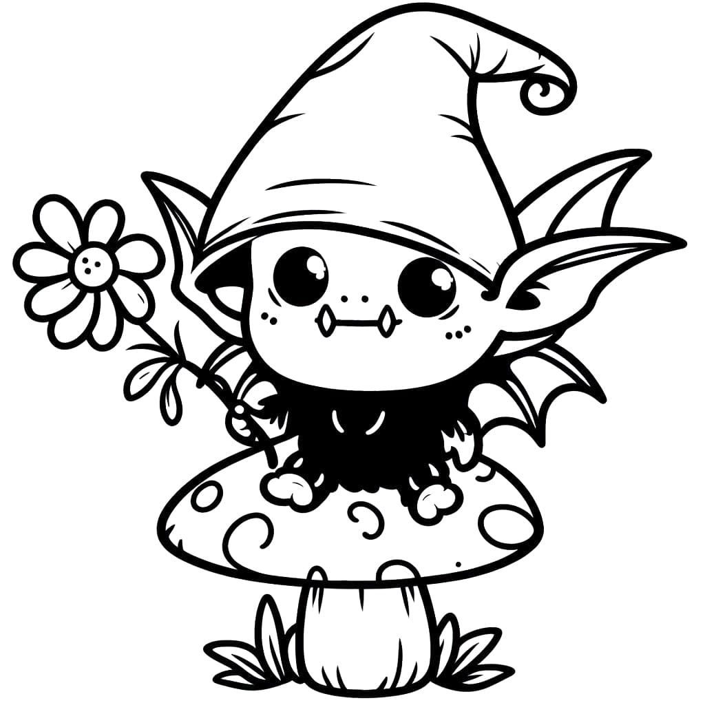 Wallpaper #GkAxMJMBJhL2WPbaVMA6379 Goblin Coloring Pages Coloringlib