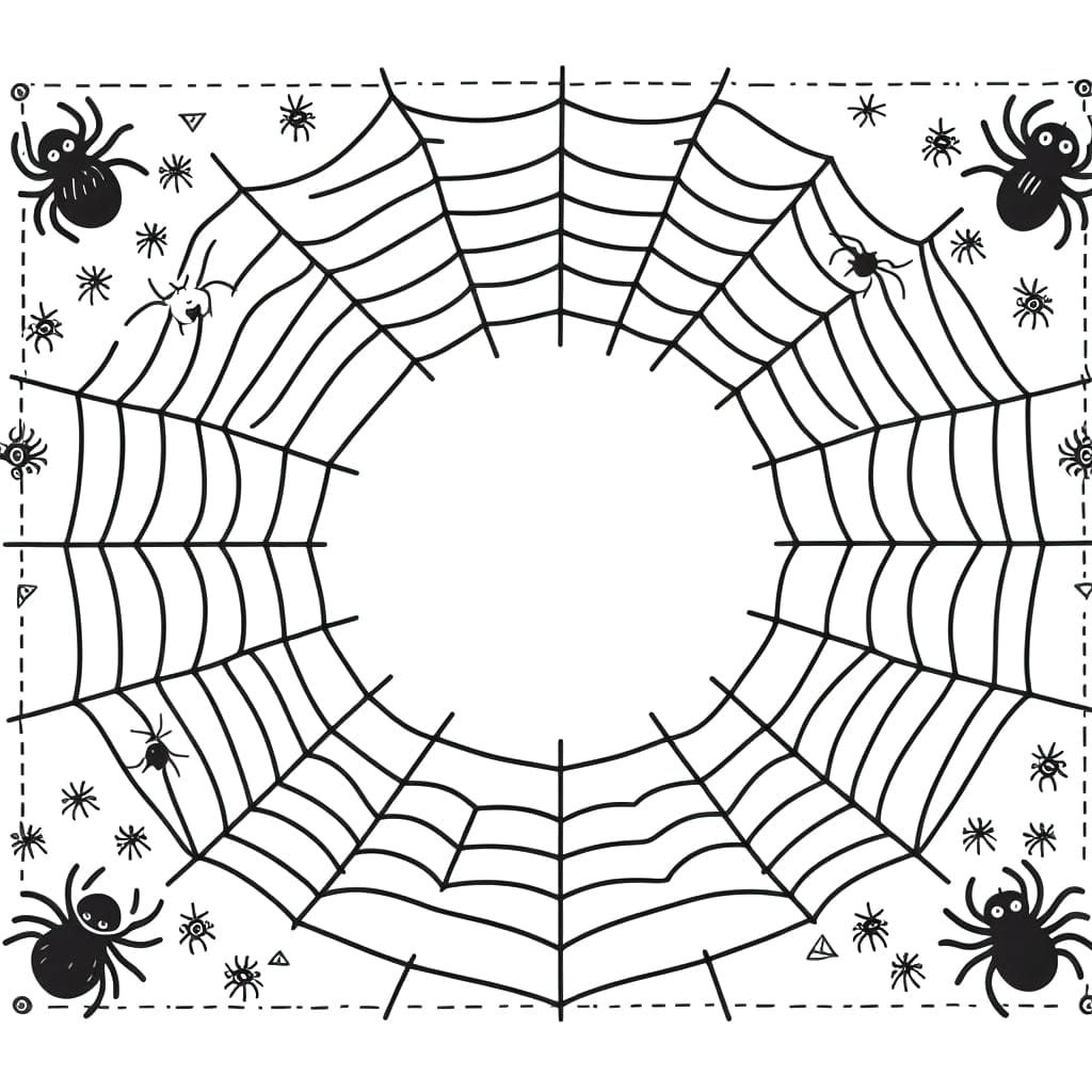 Wallpaper #sQMhZJMBpyOg8YnEWNZf68 Nice Halloween Spider Web Coloring Page Download Print or Color