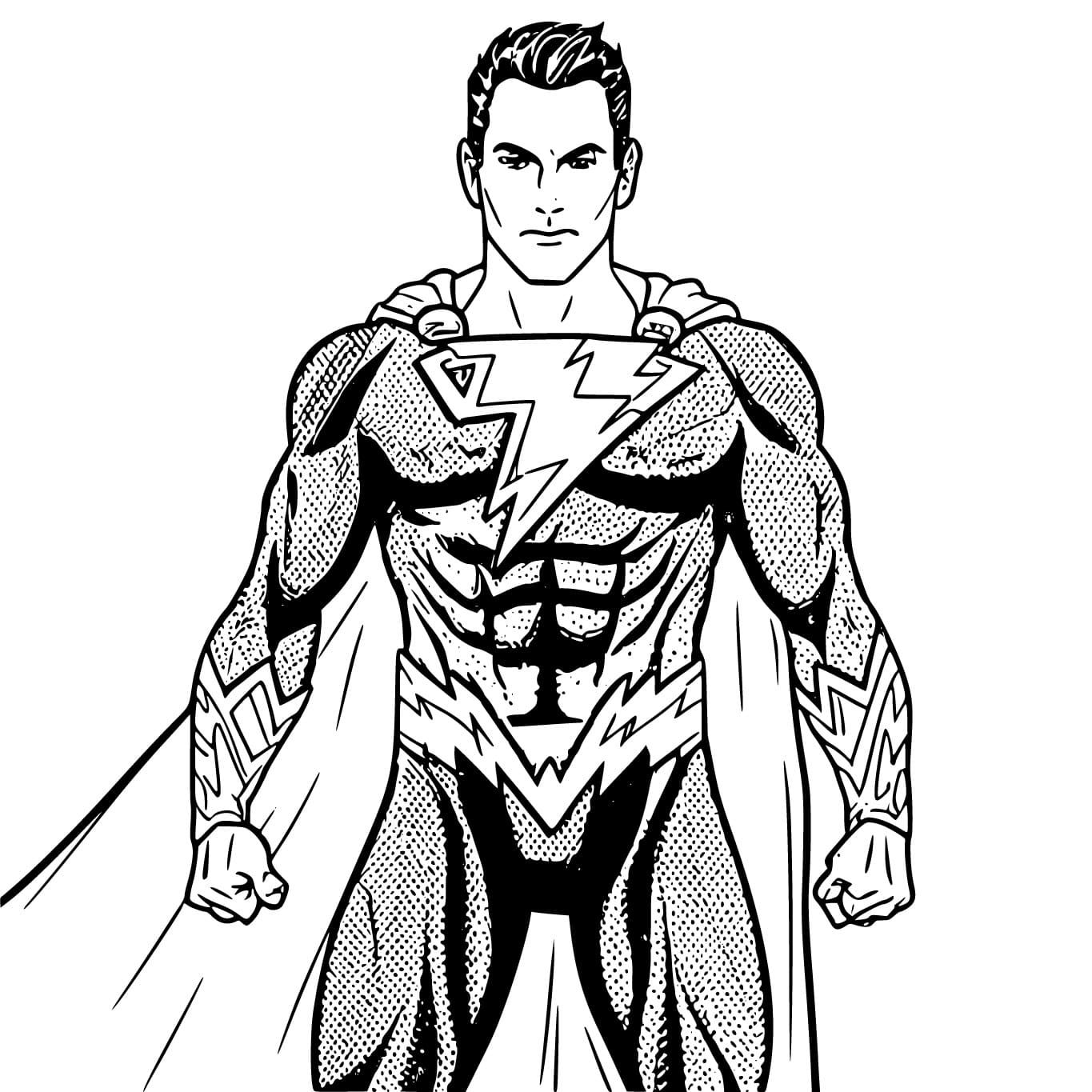 Wallpaper #vB0hLpMBlOZrFDOkktJf91 DC Comics Black Adam Coloring Page Download Print or Color Online