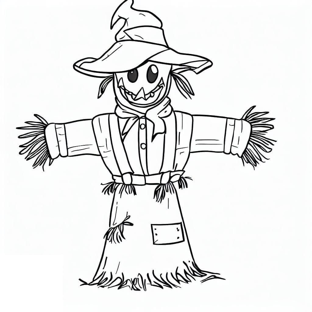 Wallpaper #aYcGMpMBPAdmKxa2yGN6459 Free Scarecrow for Kids Coloring Page Download Print or Color Online