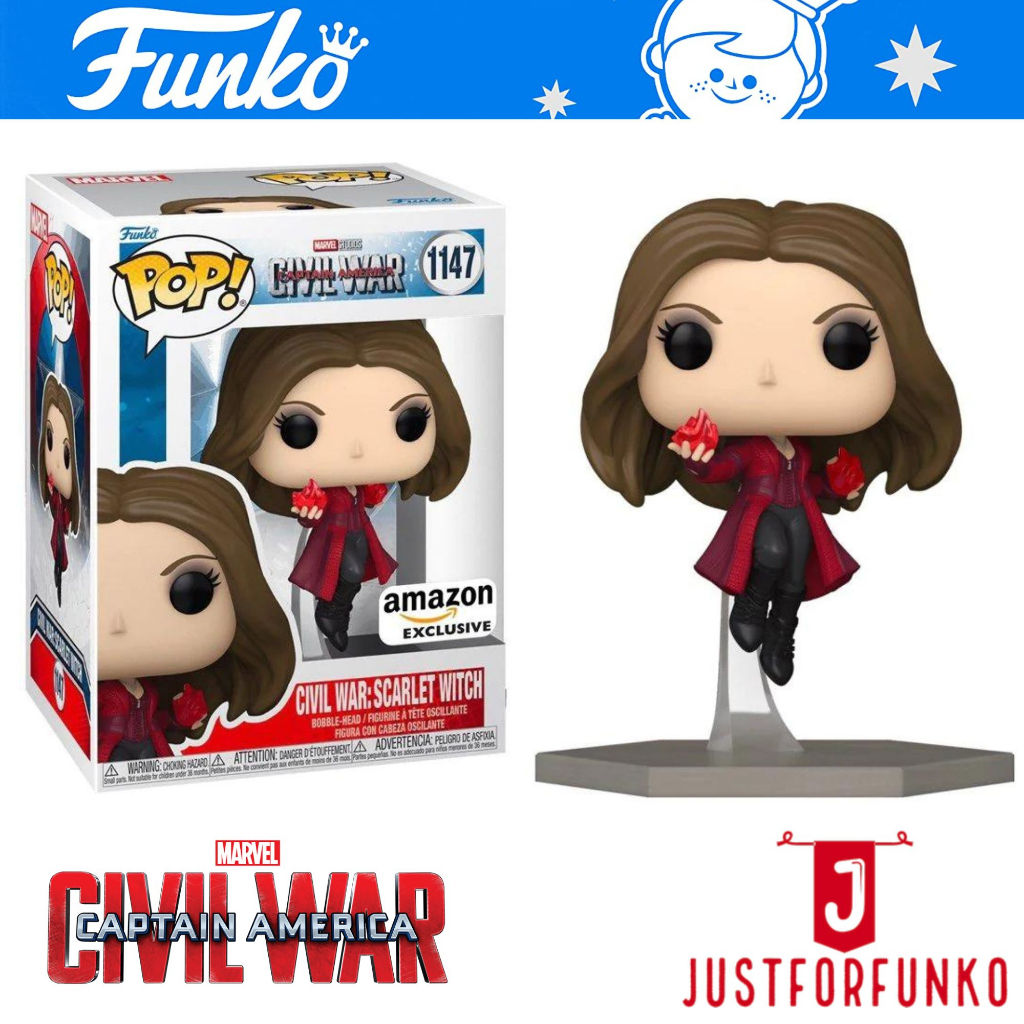 Wallpaper #_aV-OJMBVBiSkHCa5Y3h147 Funko Pop Marvel Scarlet Witch Amazon Exclusive from Captain America