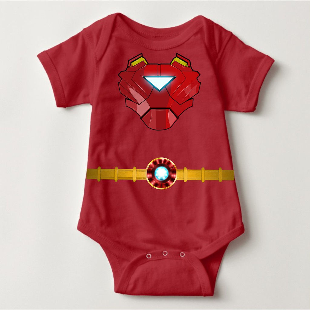 Wallpaper #OGdH-JIBSpphPi3-nIkz60 Baby Superhero Onesies with Free Name Back Print Avngerironman