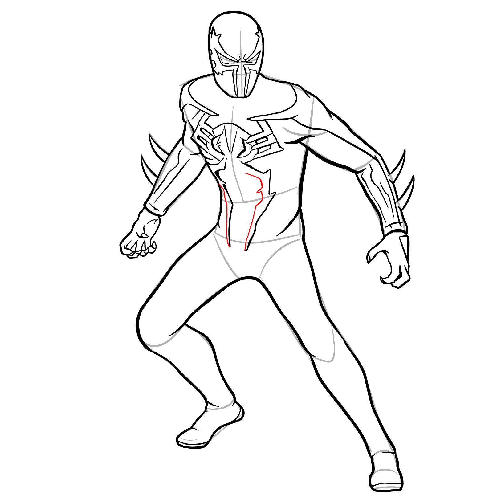 Wallpaper #zWeuD5MBSpphPi3-xu9U168 Update More Than 77 Spiderman Full Body Sketch Ineteachers