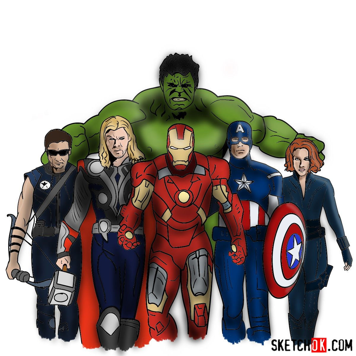 Wallpaper #gWcT-pIBSpphPi3-GI85264 How to Draw the Avengers with Pictures Wikihow Atelier Yuwaciaojp