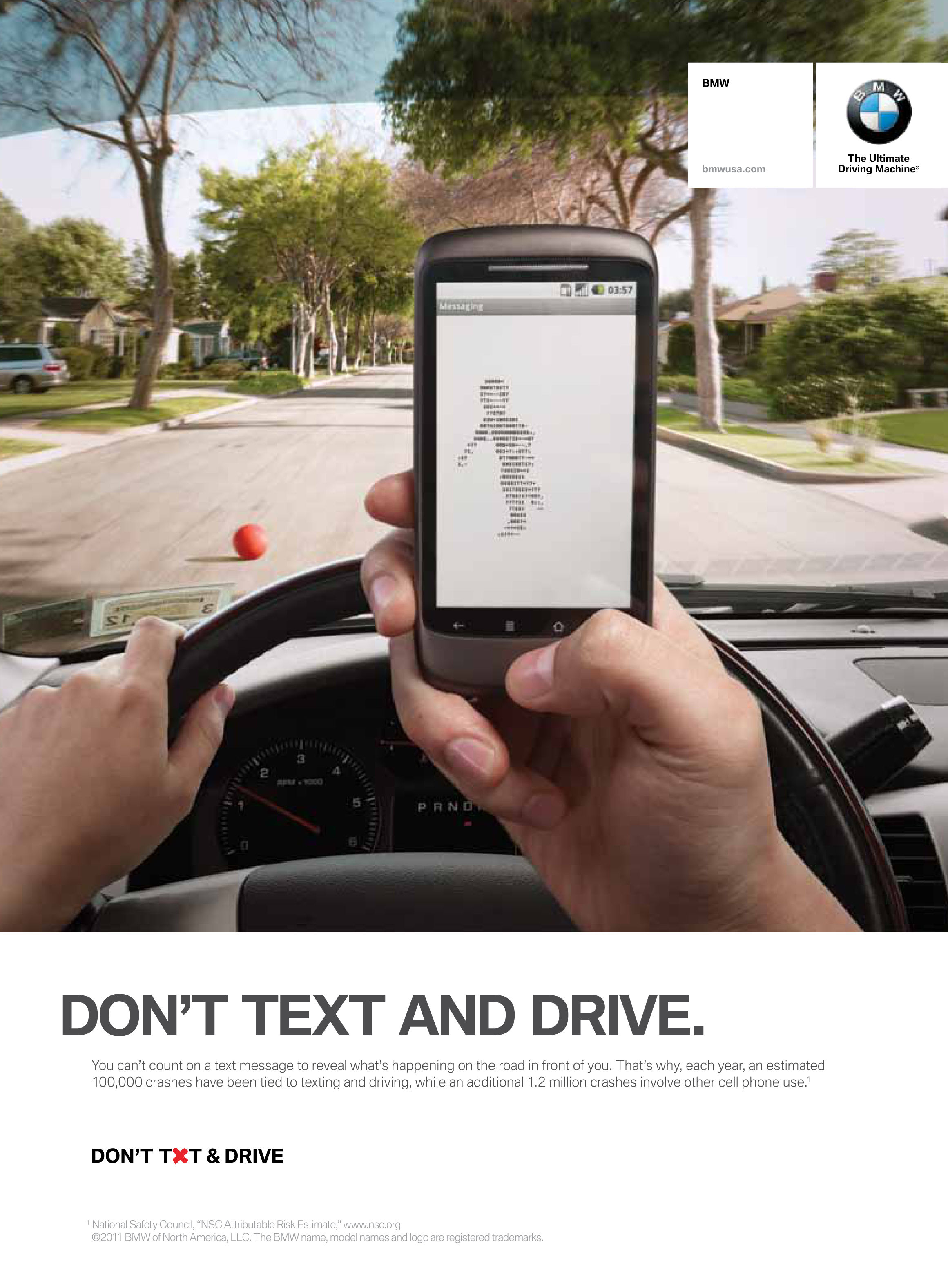 Wallpaper #d_9caZMB3lSXT3zU_eUQ10 Bmws Dont Text and Drive Message Soyacincaucom
