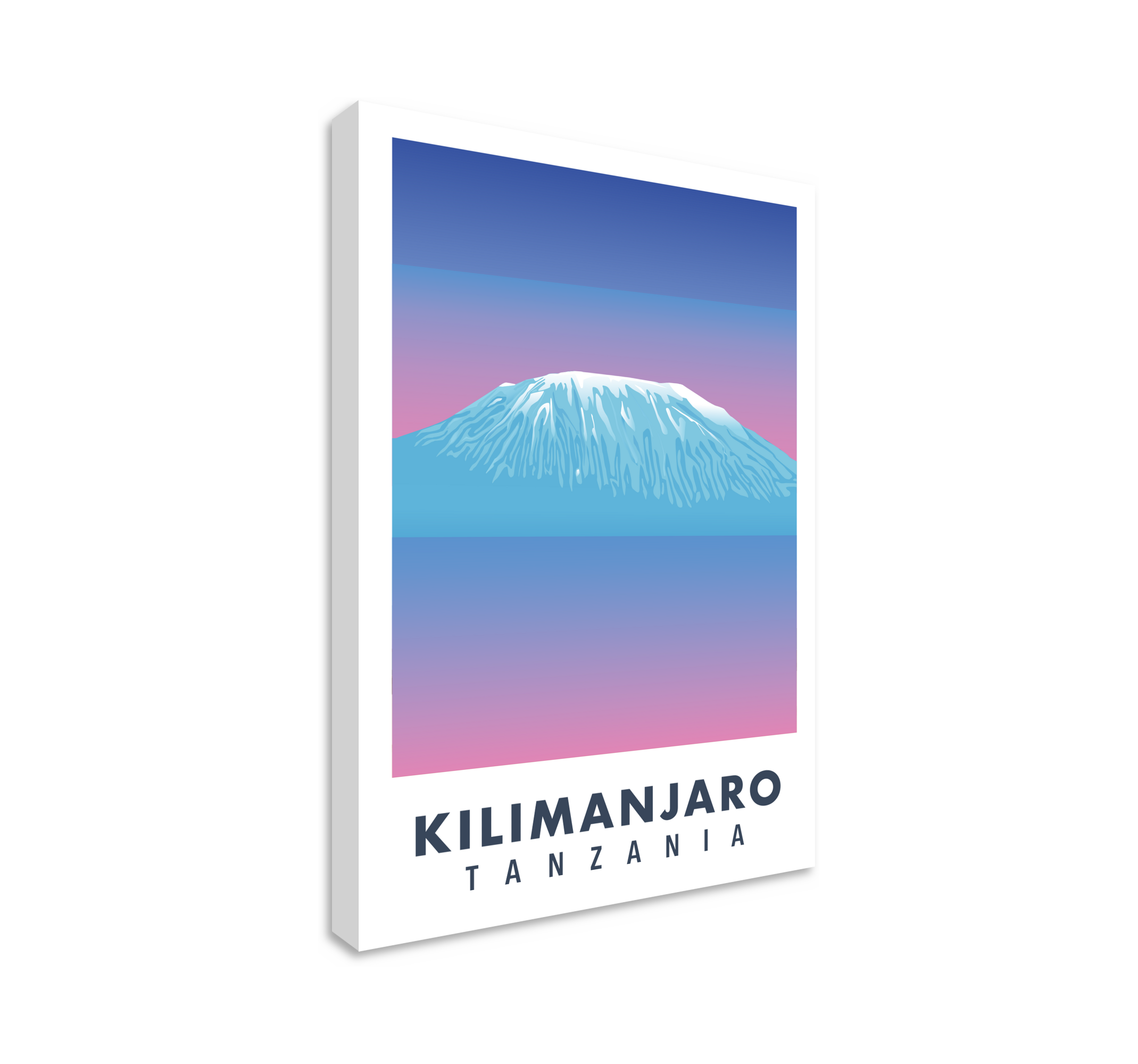 Wallpaper #W2g2IpMBSpphPi3-mTKk372 Kilimanjaro Retro Landscape Canvas Prints Tenstickers