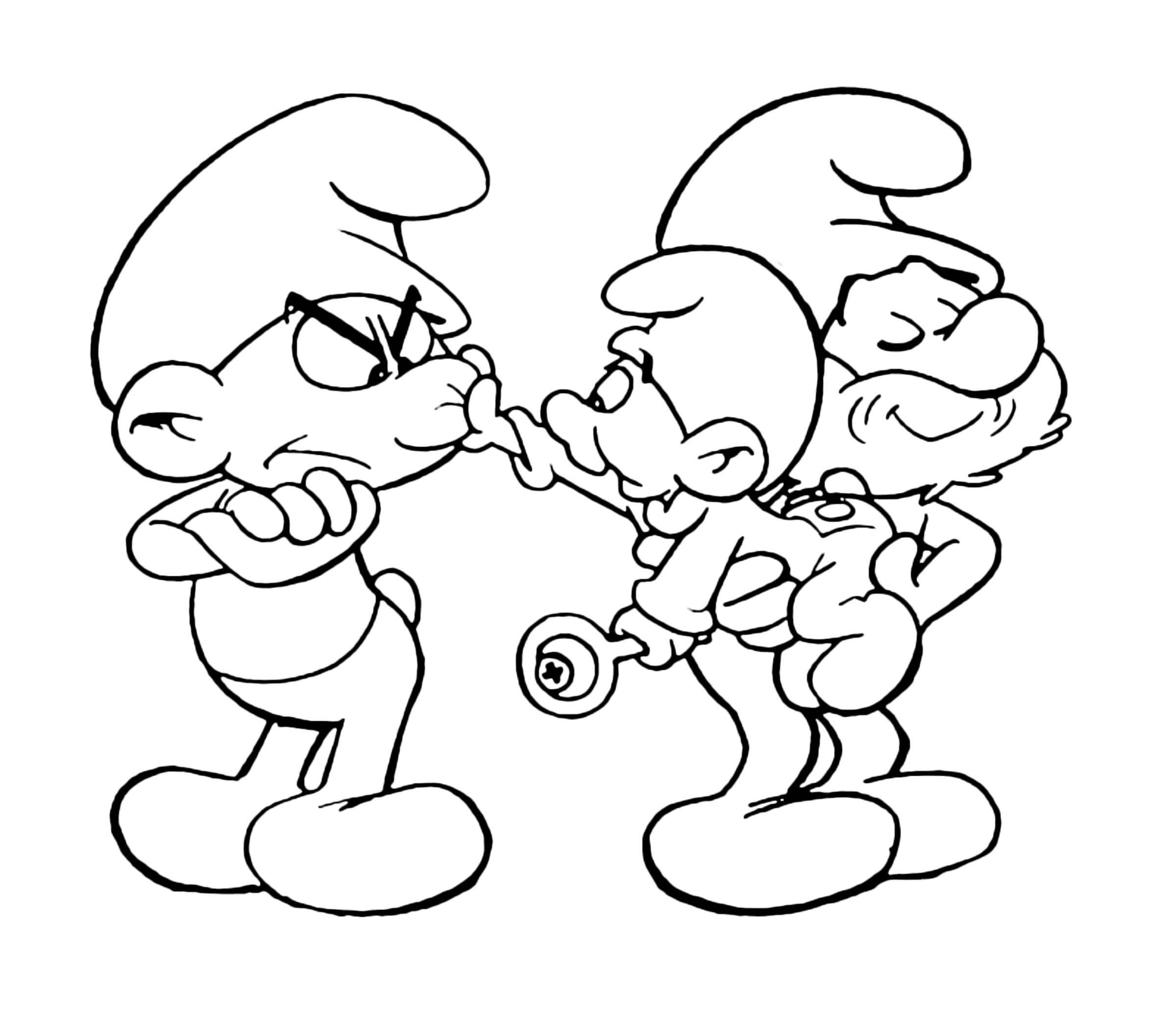 Wallpaper #jmdi6pIBSpphPi3-iEY-317 Papai Smurf Sorridente Para Colorir Imprimir E Desenhar Colorirme