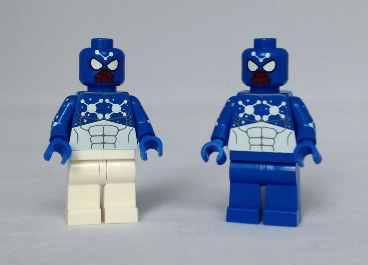 Wallpaper #ggOFZJMBpyOg8YnESNcS79 Blue Cosmic Spider Man Custom Minifigure Alt