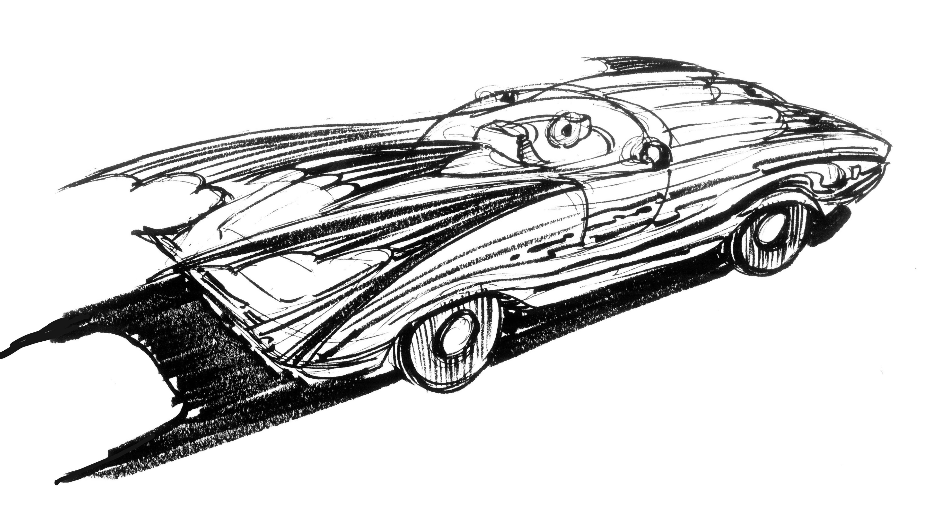 Wallpaper #t2h3FpMBSpphPi3-7QvA140 Batman 1989 Batmobile Concept Sketch 3 the Movie Blog