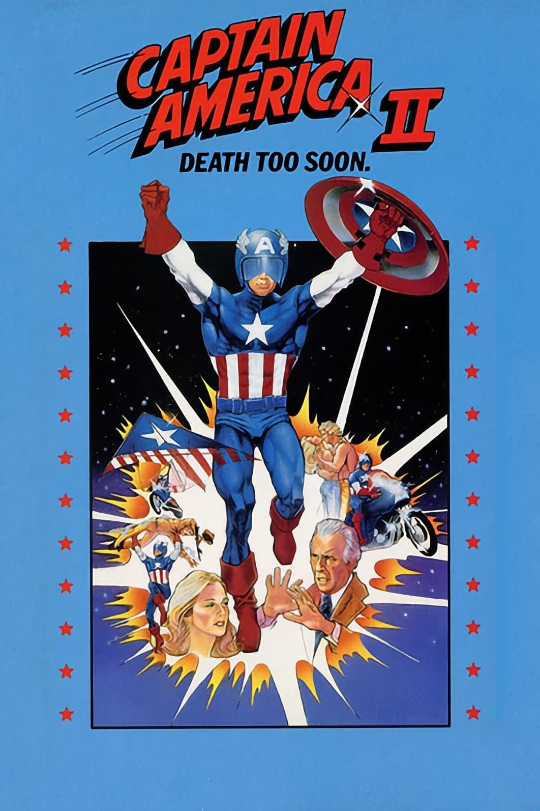 Wallpaper #yzEVNpMB5zzyi_yYUlhw38 Captain America Ii Death Too Soon 1979 Posters the Movie