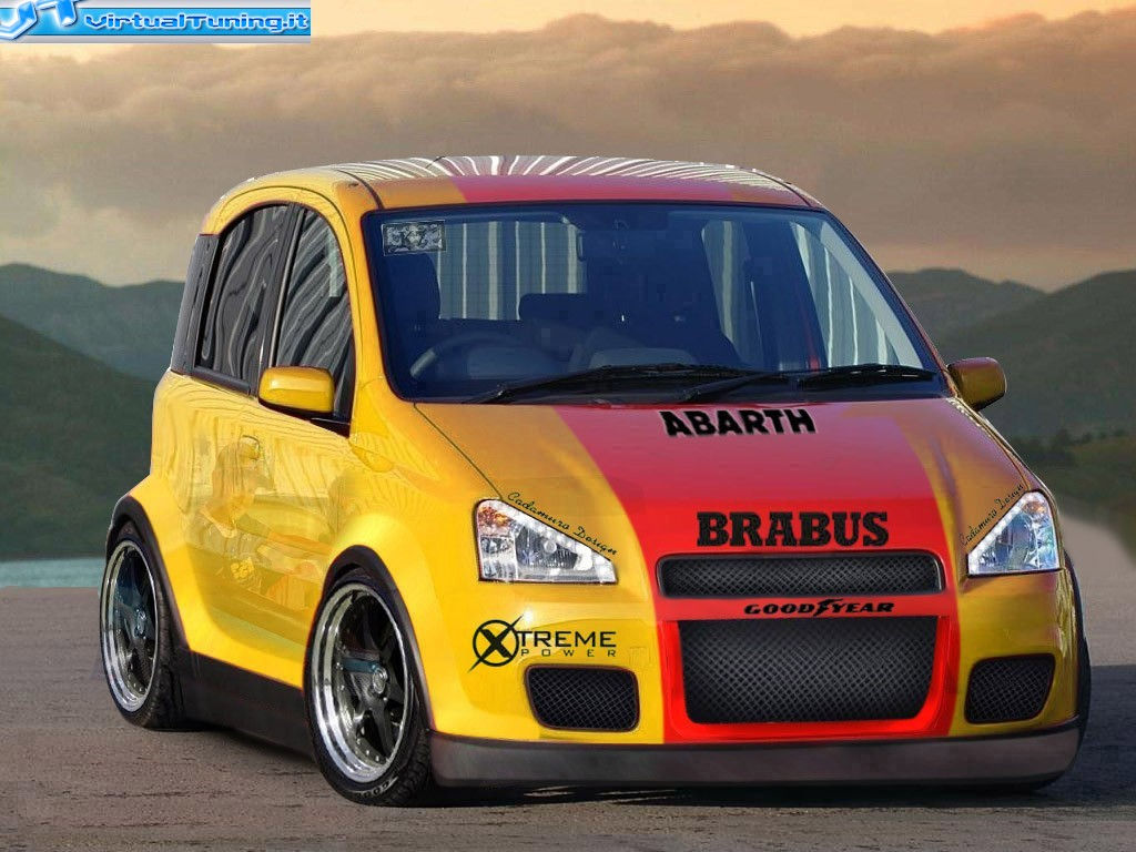 Wallpaper #emeVBJMBSpphPi3-Tbgl41 Fiat Panda 100hp by Elboca Virtualtuningit