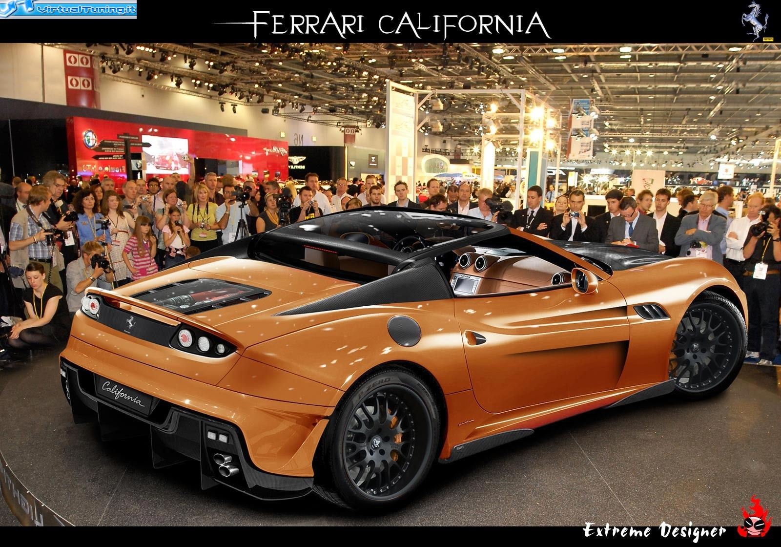 Wallpaper #xJmOP5MBUcASHT6nC8xI227 Ferrari California by Extreme Designer Virtualtuningit
