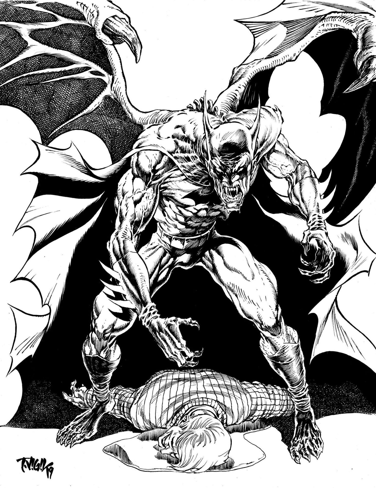 Wallpaper #cBmDLo8BtGB6xQ78h5Vr41 Batman and the Joker Vampire Kills in Siggys Art Dusts Tim Vigil