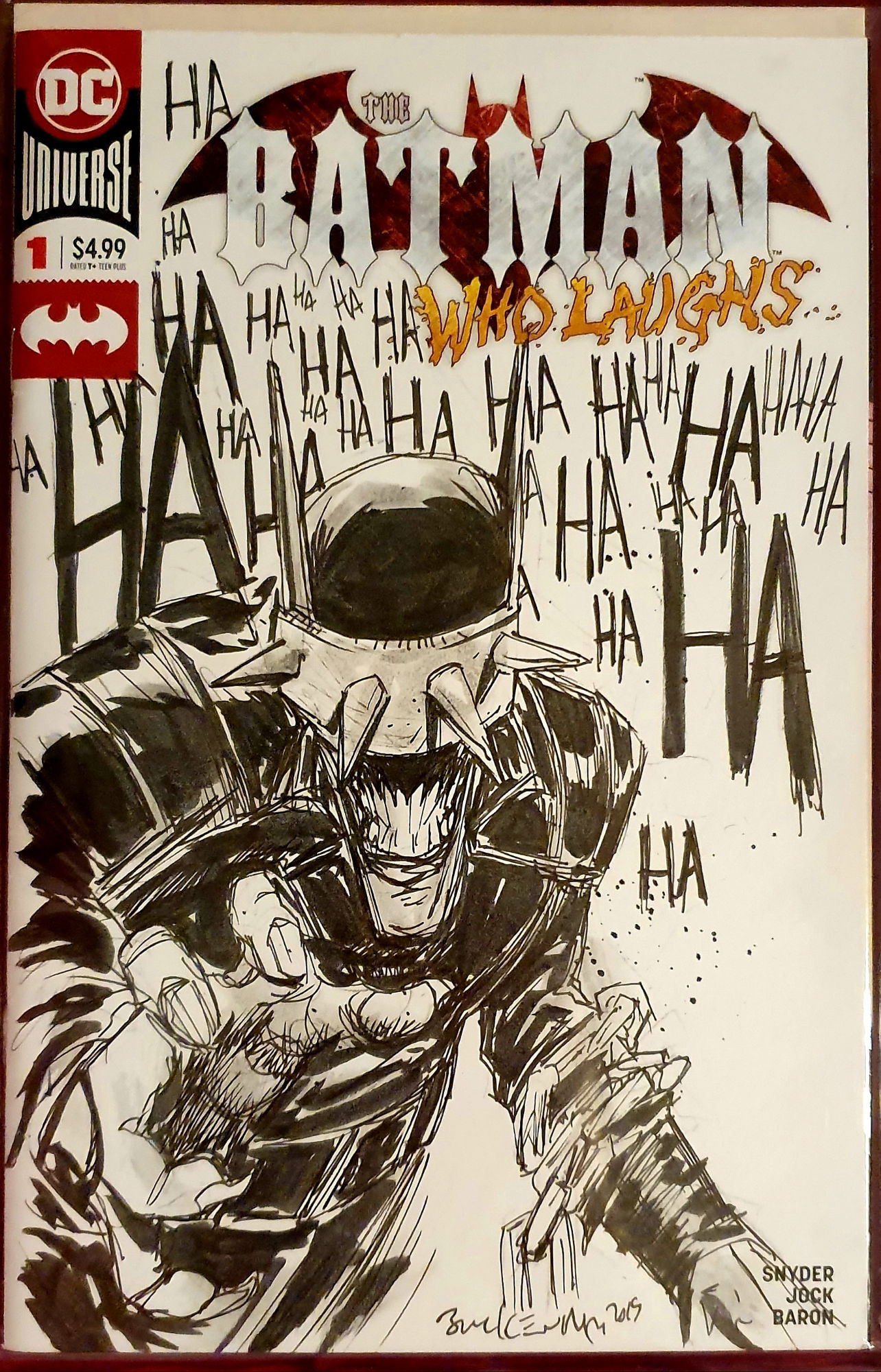Wallpaper #7H1K8I4Bnwiau_P6RwVF49 The Batman Who Laughs in Alex Fishers Phil Buckenham Comic Art