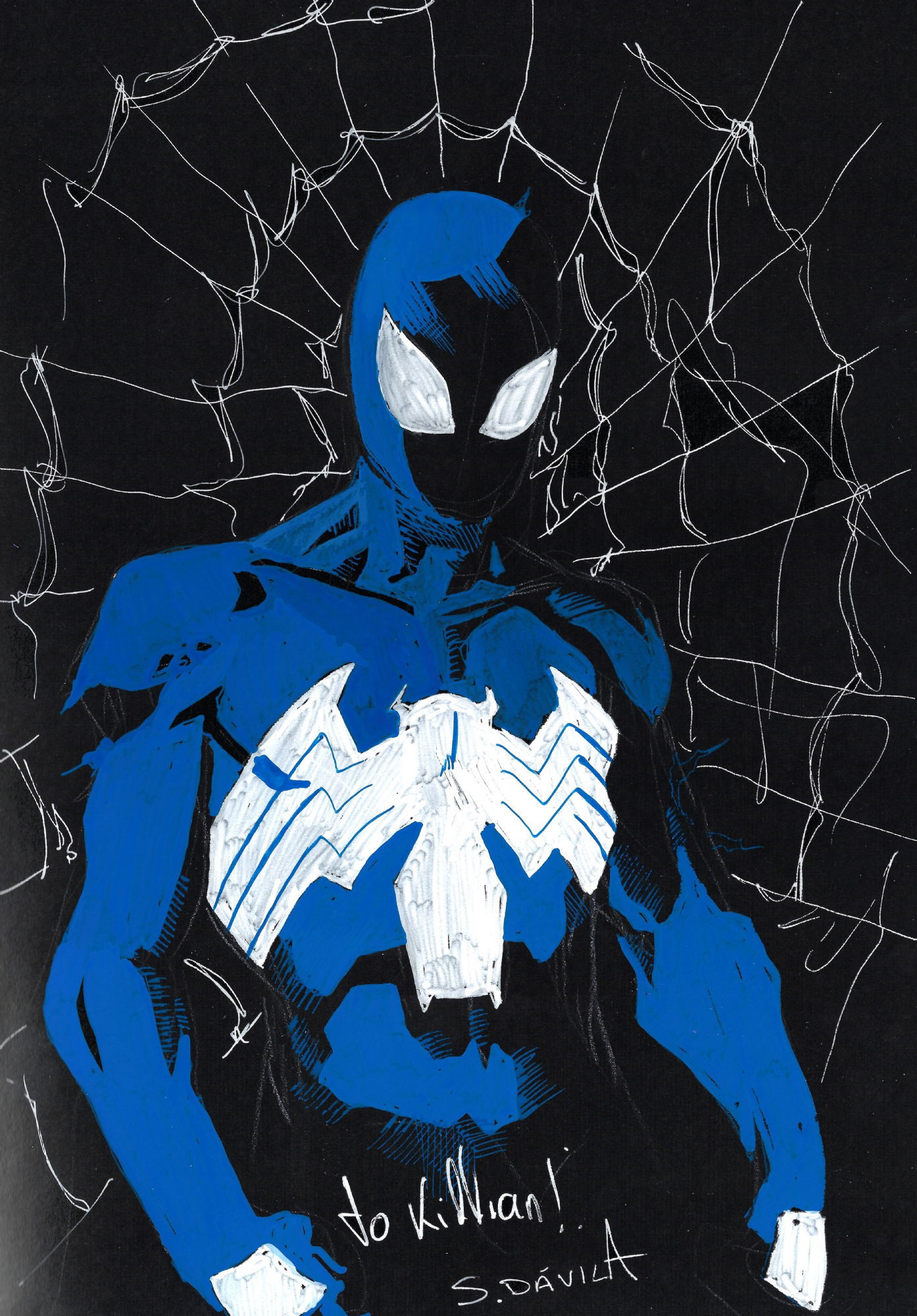 Wallpaper #9GjhGpMBSpphPi3-Kh3A84 Spider Man Black Suit by Sergio Davila in Killian Cs Back in Black