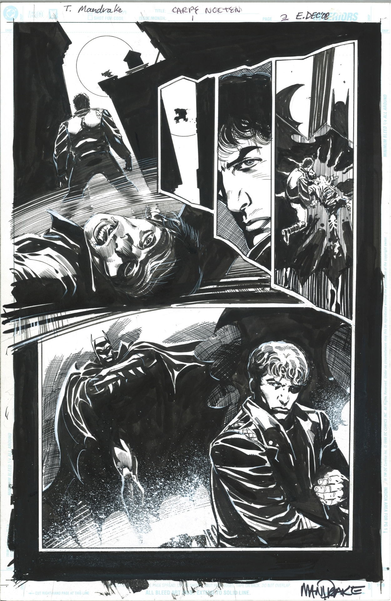 Wallpaper #uEB5MZMBJhL2WPbaucYs37 Superman and Batman vs Vampires and Werewolves 1 Pg 2 by Tom Mandrake