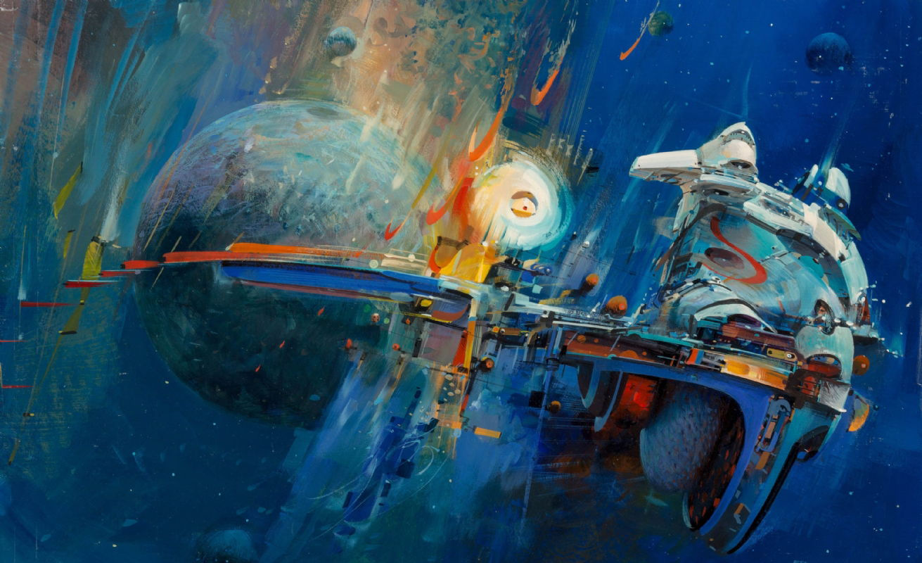 Wallpaper #VWhCJJMBSpphPi3-mDj9234 Untitled by John Berkey in Rick Ayerss Illustration Art Paintings