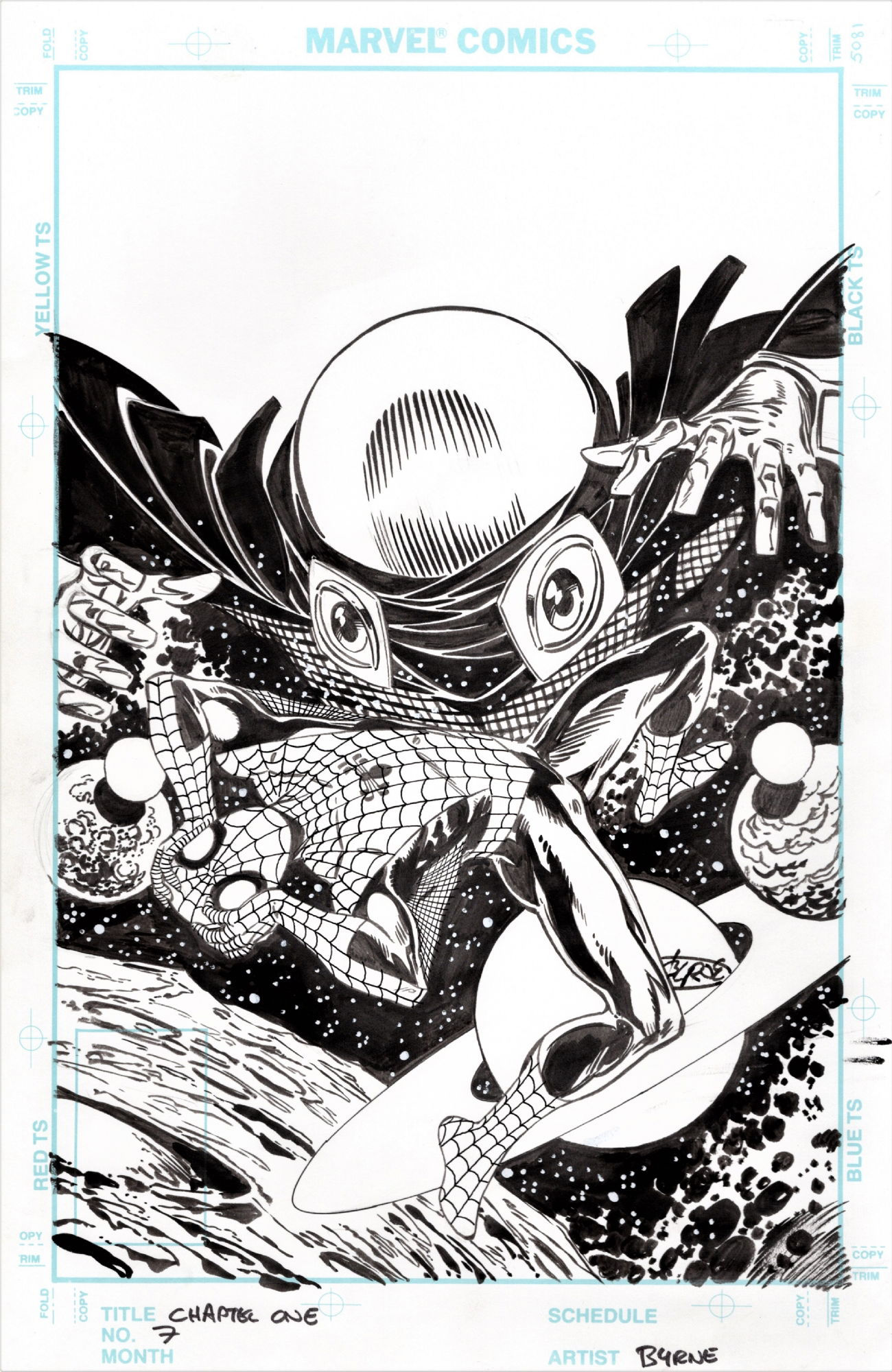 Wallpaper #oHfLJ5MB-pgBXx60Lqfg97 Spider Man Chapter One 7 Cover by John Byrne 1999 Spidey vs