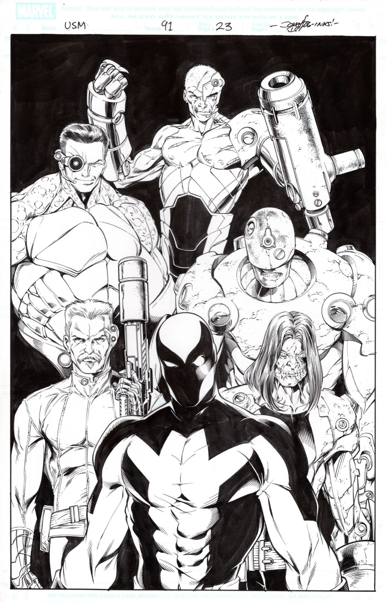 Wallpaper #oxmiE48BtGB6xQ78bGYS15 1st Appearance Ultimate Deadpool Ultimate Spider Man 91 End Splash