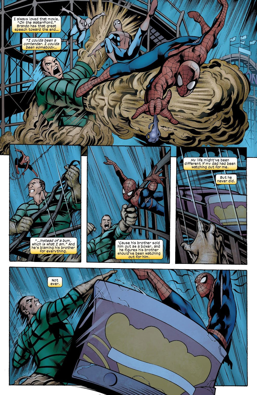 Wallpaper #wgAV6Y4BSdW8dNou7A1s31 Sandman vs Spiderman in Jn 80s Spiderman Art Comic Art Gallery Room