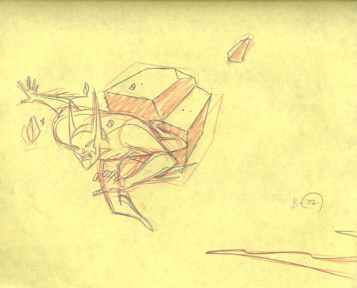 Wallpaper #2v_TaJMB3lSXT3zUxeQH323 Batman Beyond Animation Production Drawing in Laura Mcs Batman