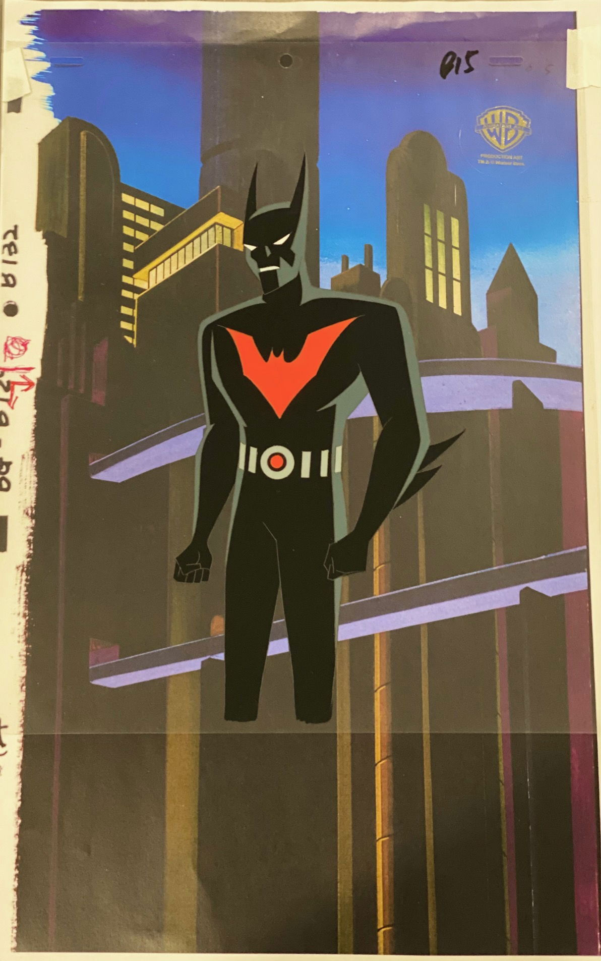 Wallpaper #2v_TaJMB3lSXT3zUxeQH72 Batman Beyond Production Cel in Michael Chad Cloes Batman Beyond