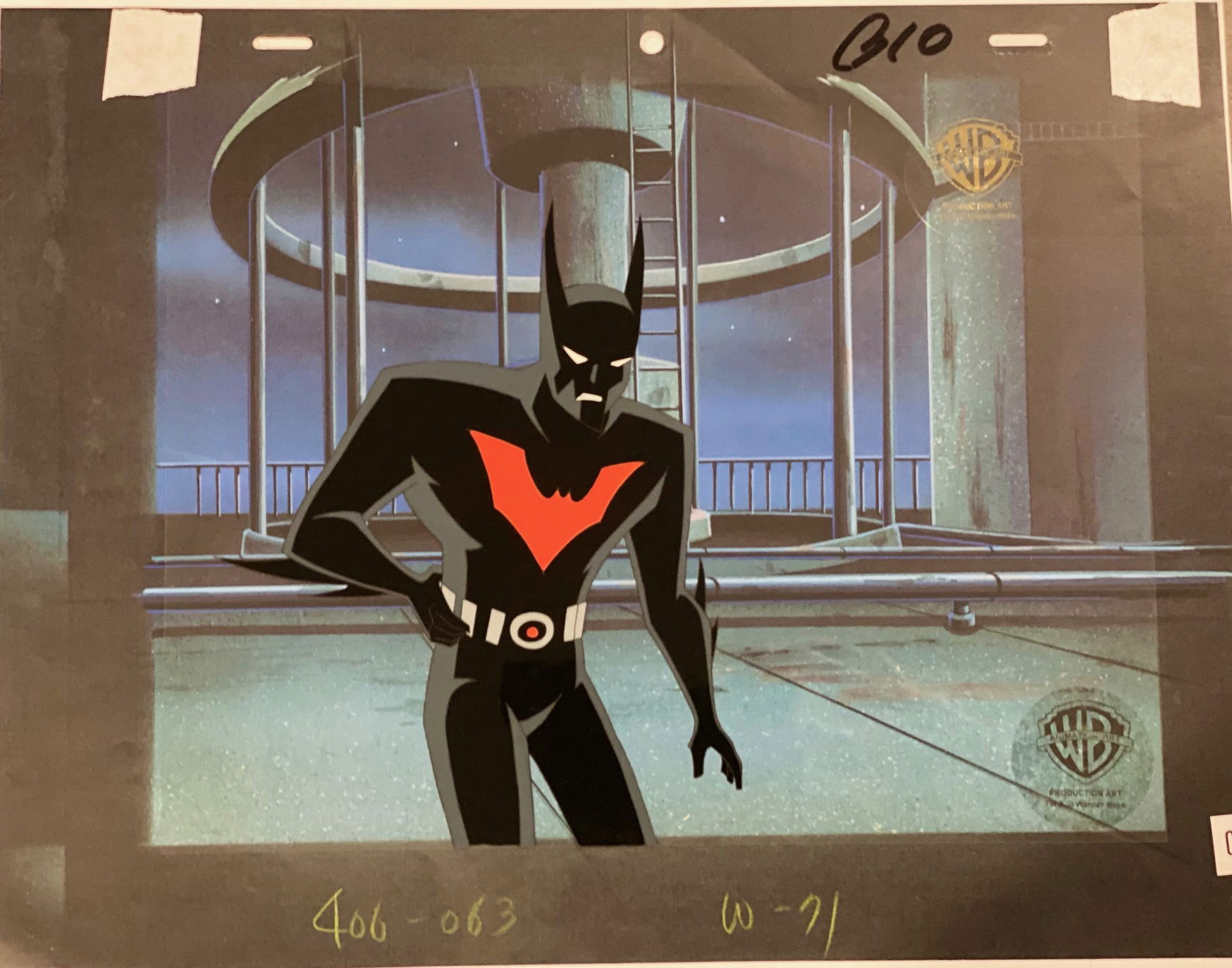 Wallpaper #2v_TaJMB3lSXT3zUxeQH50 Batman Beyond Production Cel in Michael Chad Cloes Batman Beyond
