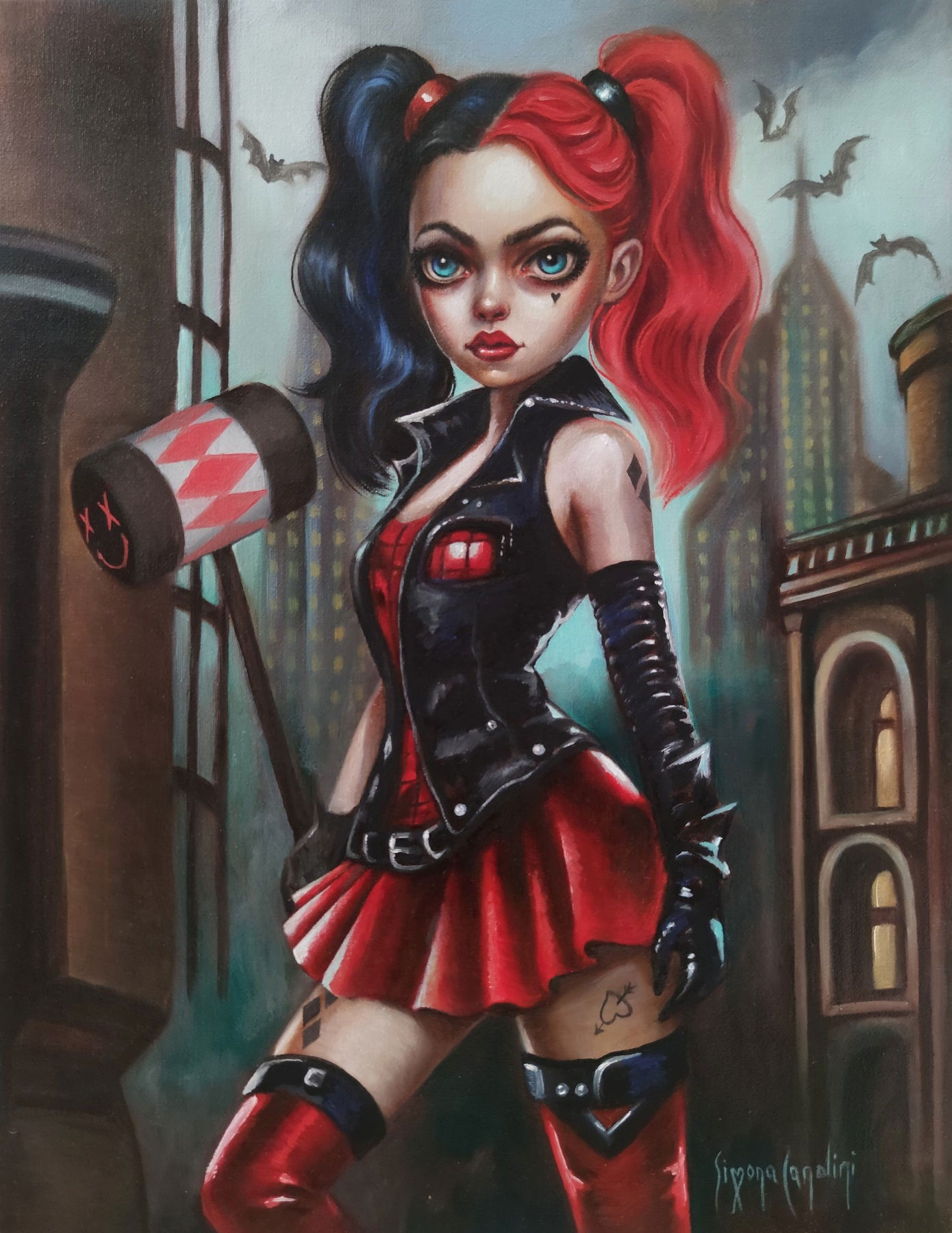 Wallpaper #YWcr-5IBSpphPi3-CZPD50 Harley Quinn in Gregg and Amanda Spatzs Our Comic and Illustration