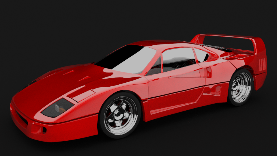 Wallpaper #Q7nI3pIBJvJKYCmEKgfX104 Ferrari F40 Works in Progress Blender Artists Community