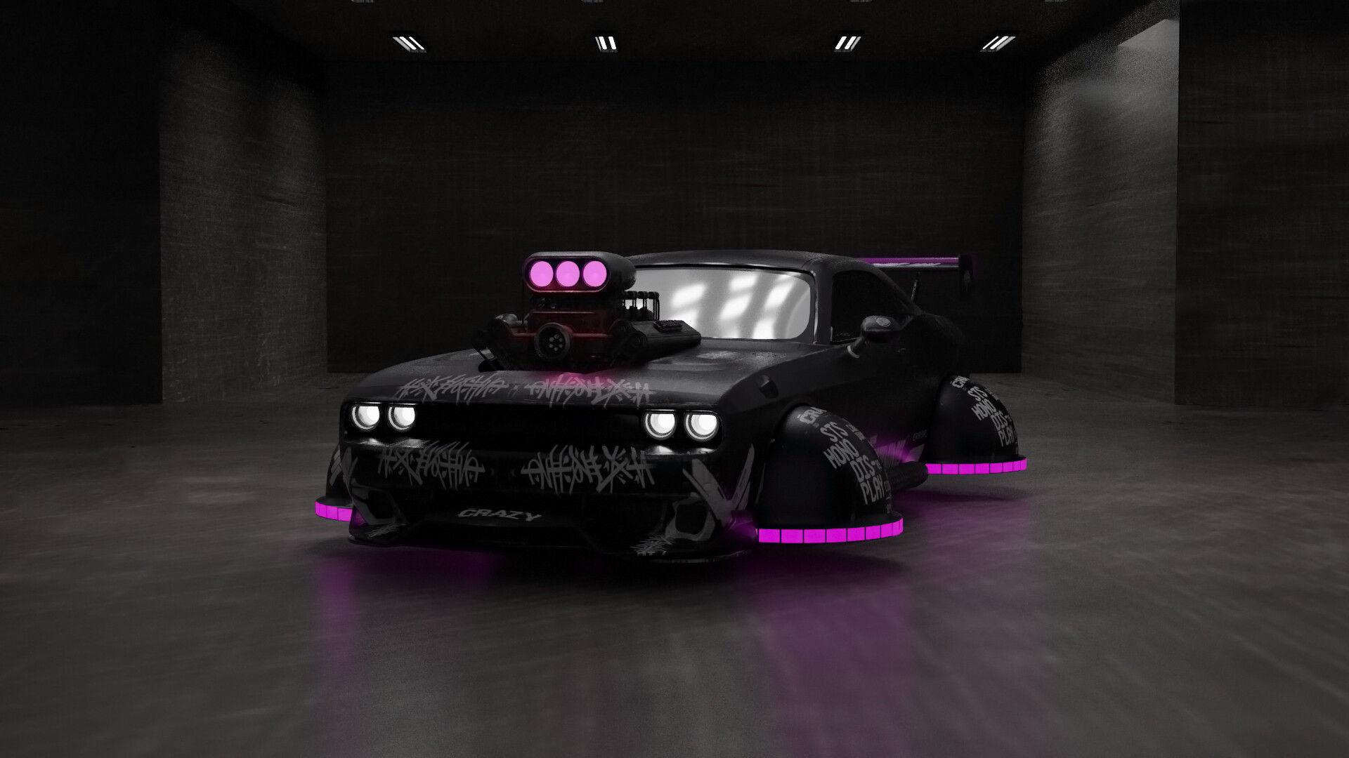 Wallpaper #GxlIJI8BtGB6xQ78PYXz3 Dodge Cyberpunk Finished Projects Blender Artists Community