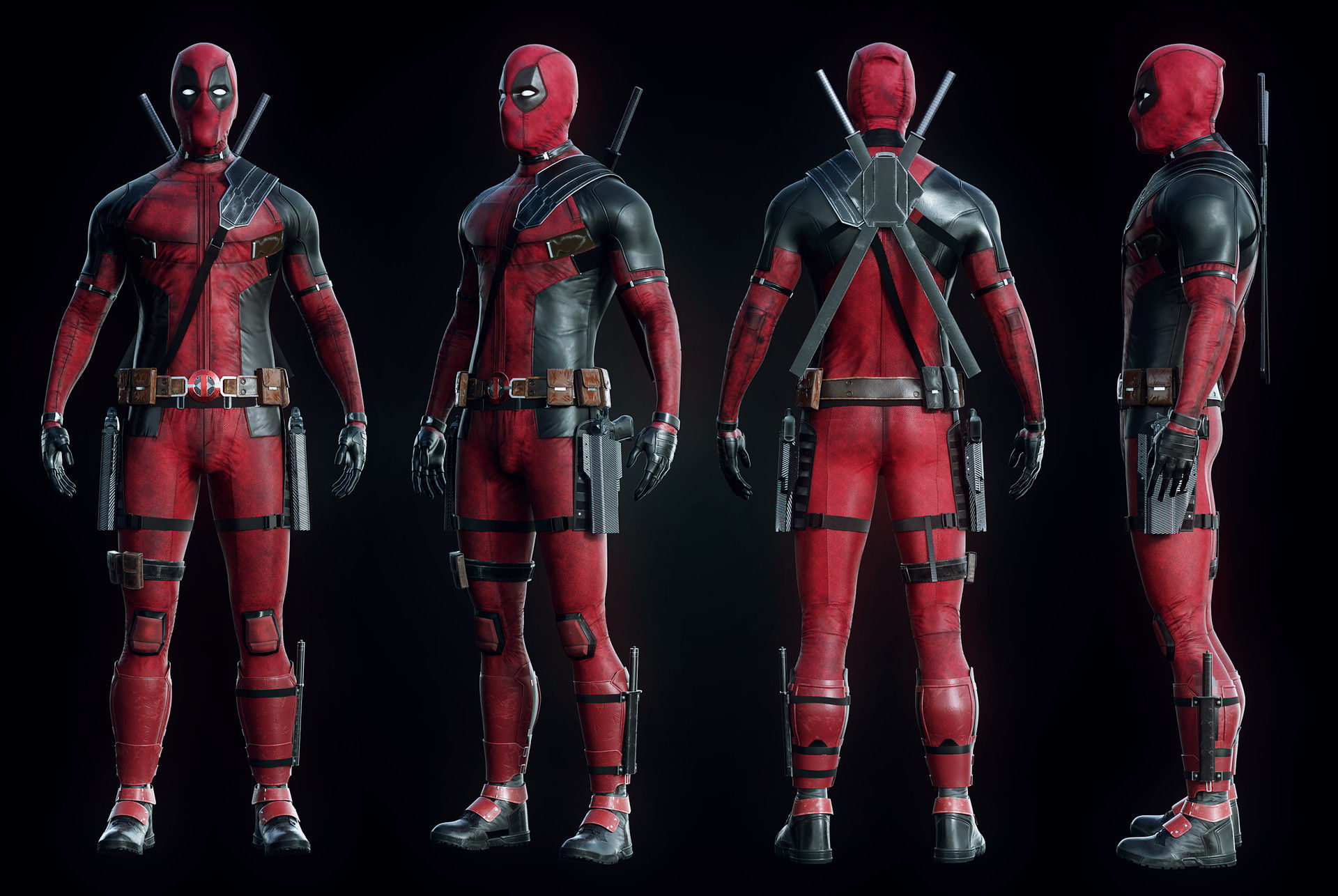 Wallpaper #Xx1nLZMBlOZrFDOkIND766 Deadpool Aneesh Old Project Finished Projects Blender Artists