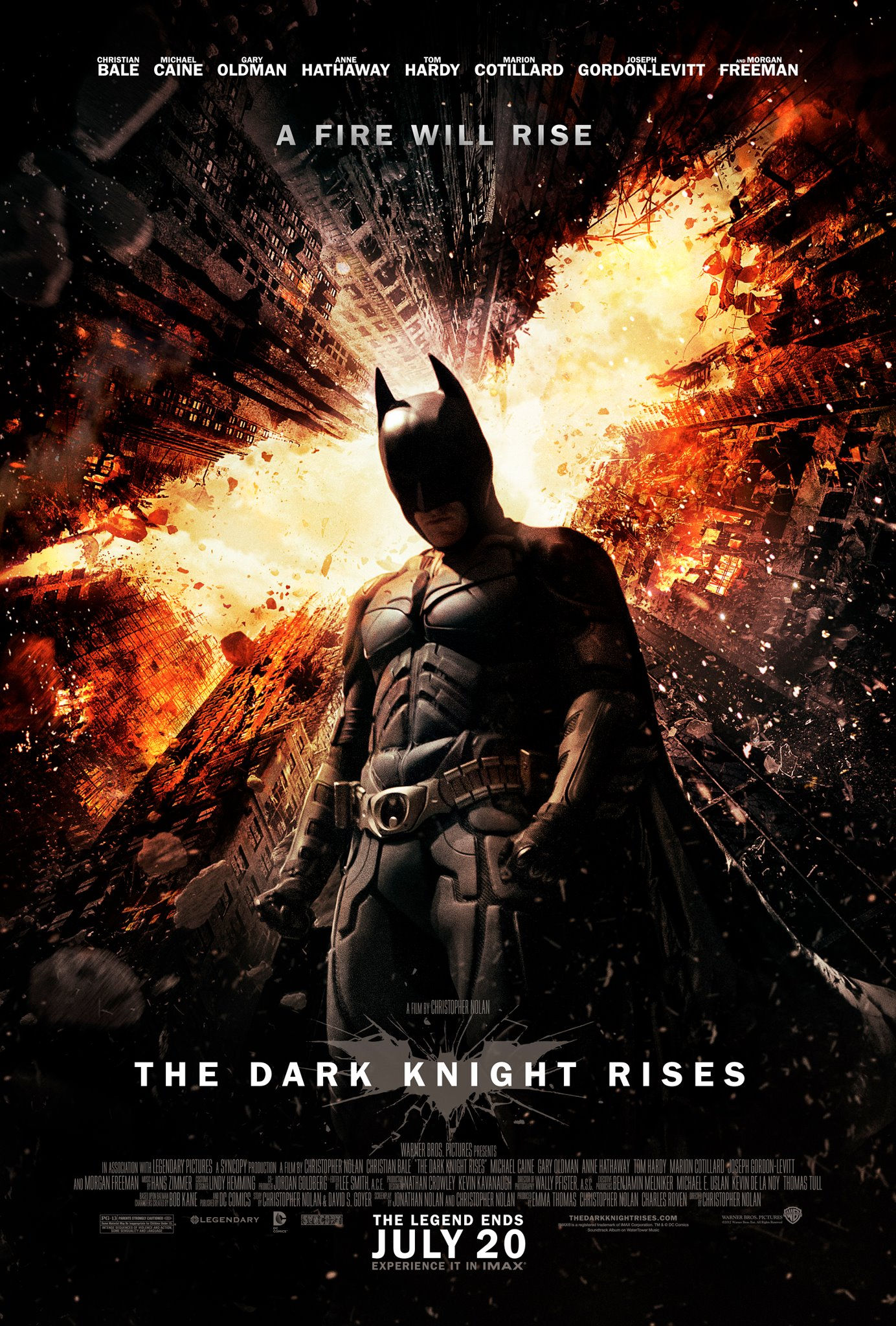 Wallpaper #6C688 DC Comics Movie the Dark Knight Rises Battle Poster Walmartcom